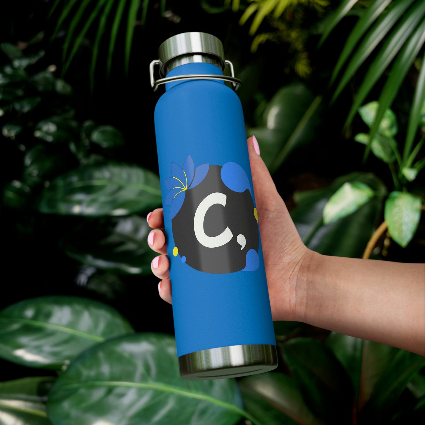 COMMaDiTYbrand *MEDiUM+MULTiCOLOR" Copper Vacuum Insulated Bottle, 22oz