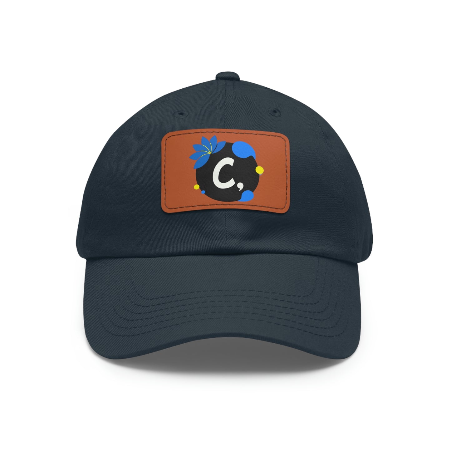 COMMaDiTYbrand *Leather Logo Patch" Dad Hat (available in multiple colors)