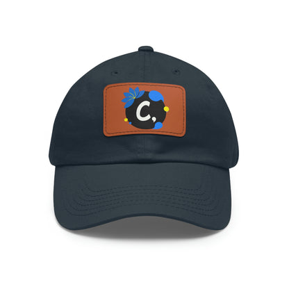 COMMaDiTYbrand *Leather Logo Patch" Dad Hat (available in multiple colors)