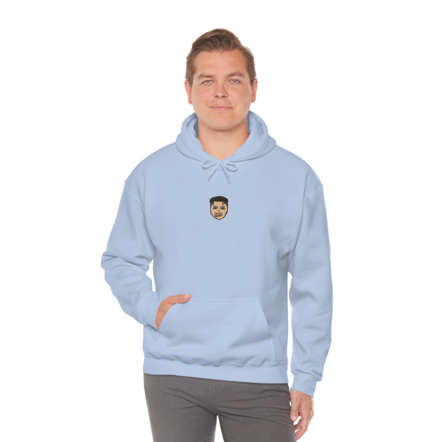 COMMaDiTYbrand *LiL FACE" Men's Heavy Blend™ Hooded Sweatshirt