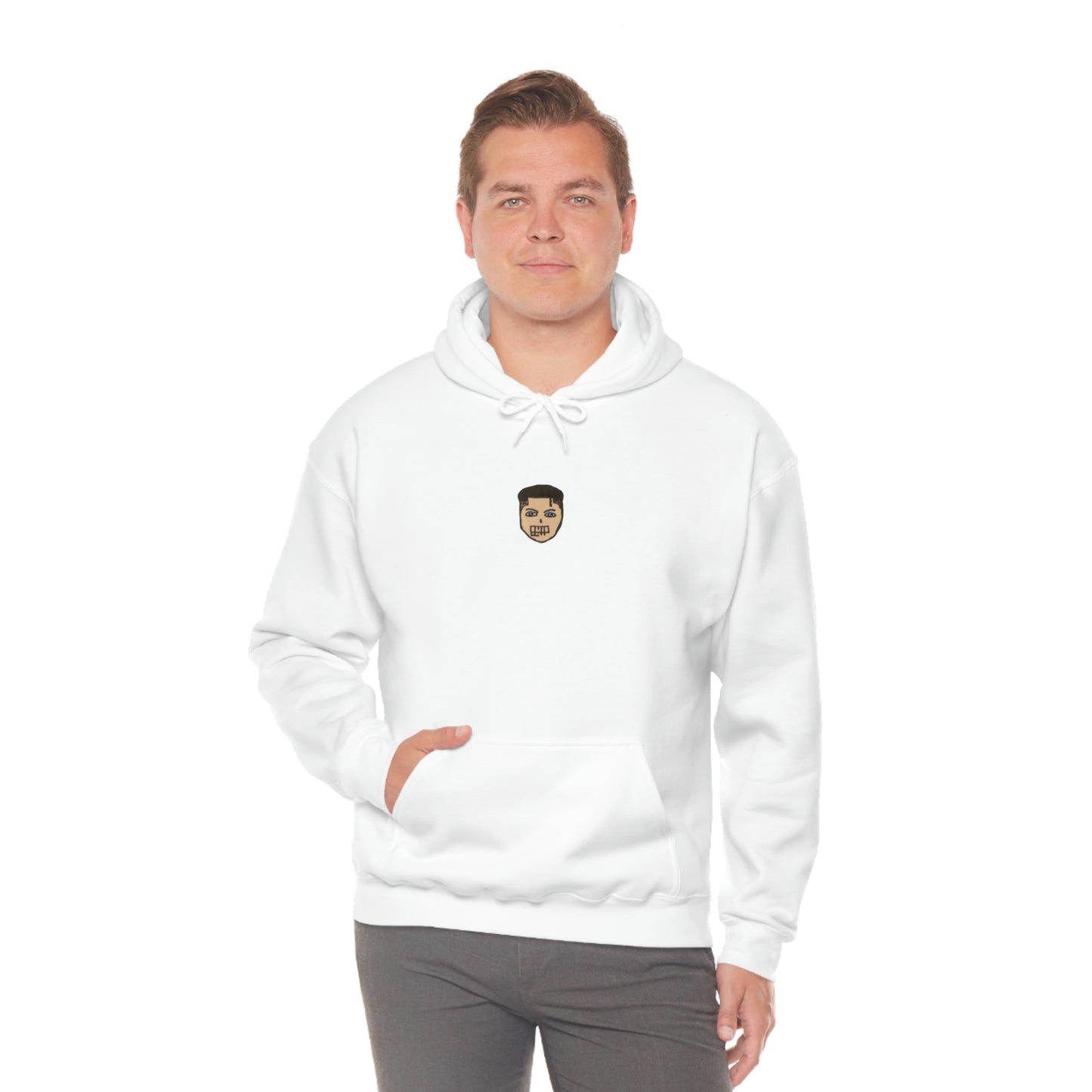 COMMaDiTYbrand *LiL FACE" Men's Heavy Blend™ Hooded Sweatshirt