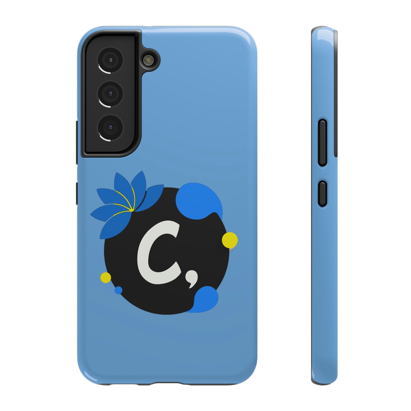 COMMaDiTYbrand SkyBlue *SiGNATuRE" Impact-Resistant Phone Case