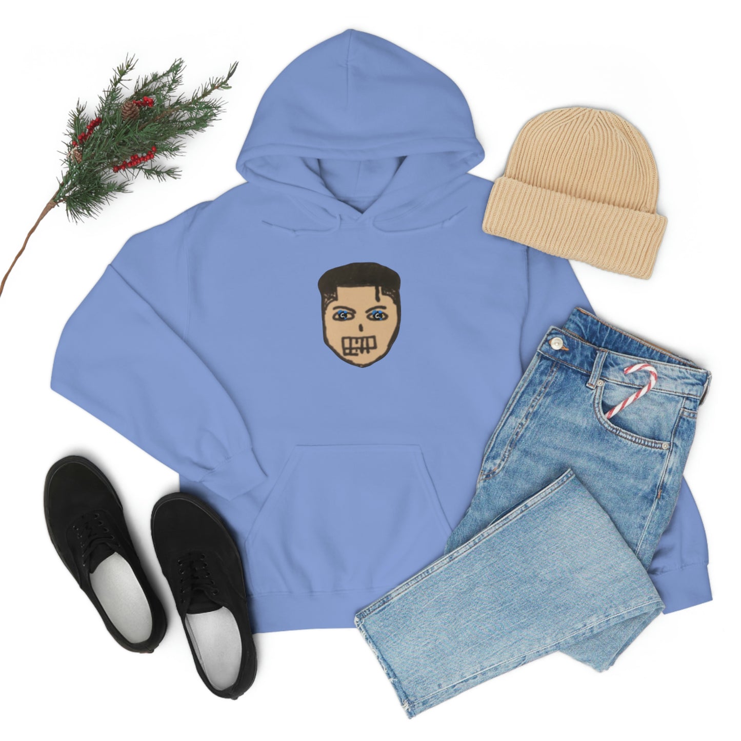 COMMaDiTYbrand Heavy Blend™ *BiGFACE" Men's Hooded Sweatshirt