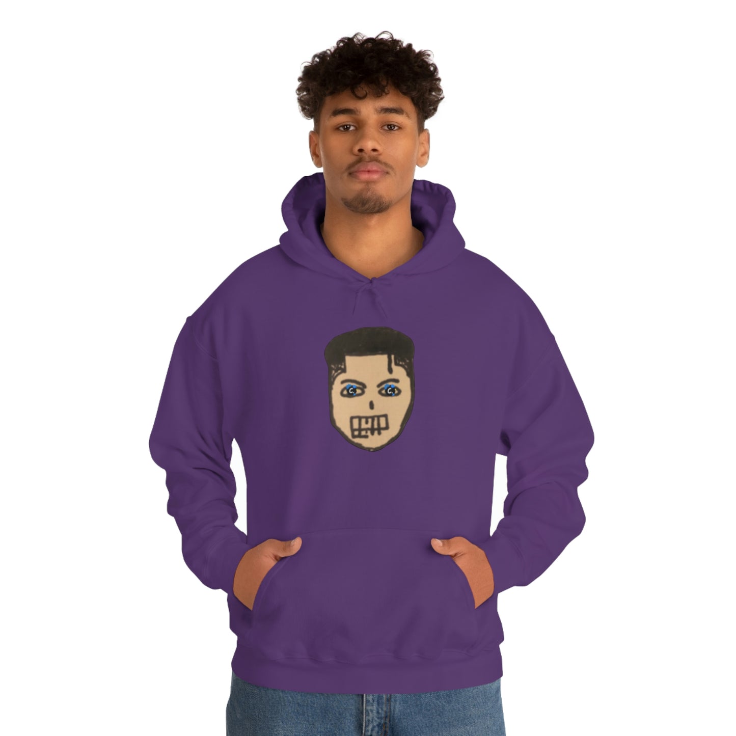 COMMaDiTYbrand Heavy Blend™ *BiGFACE" Men's Hooded Sweatshirt