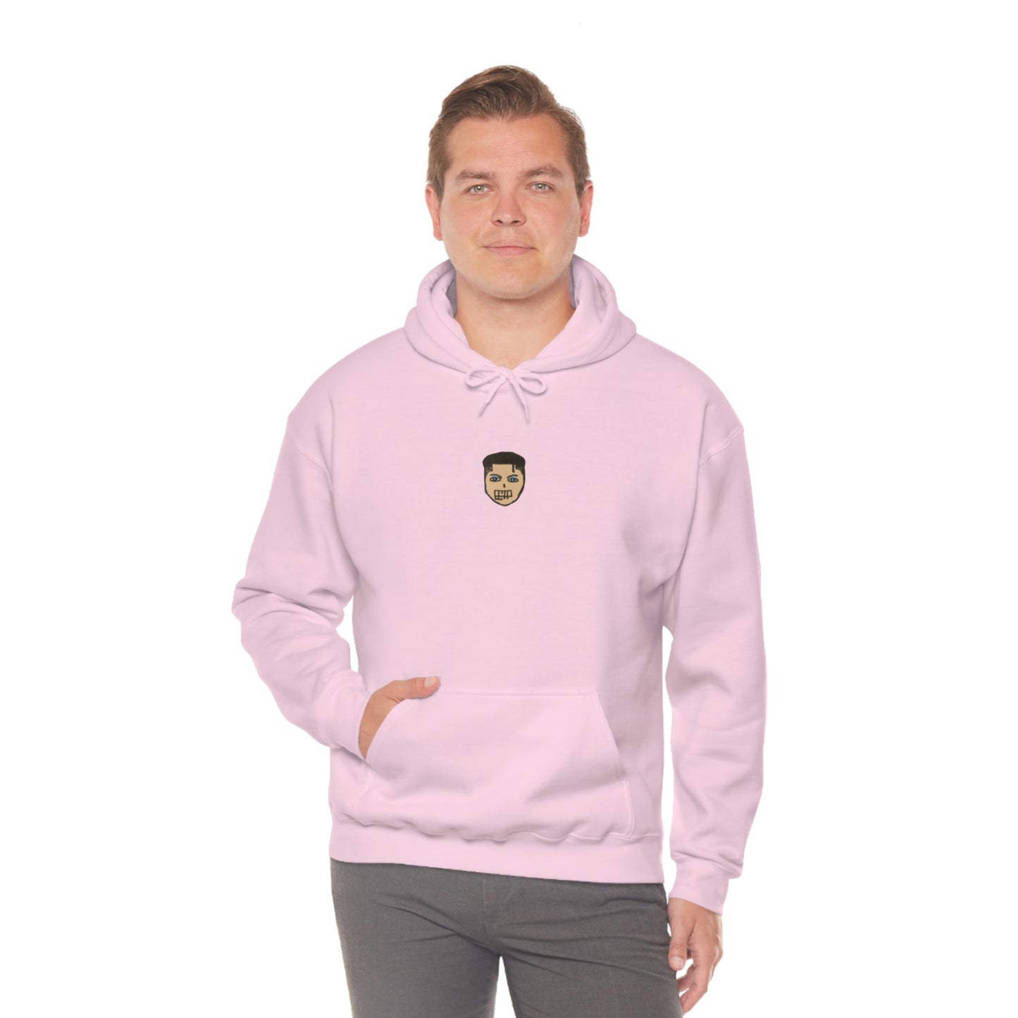 COMMaDiTYbrand *LiL FACE" Men's Heavy Blend™ Hooded Sweatshirt