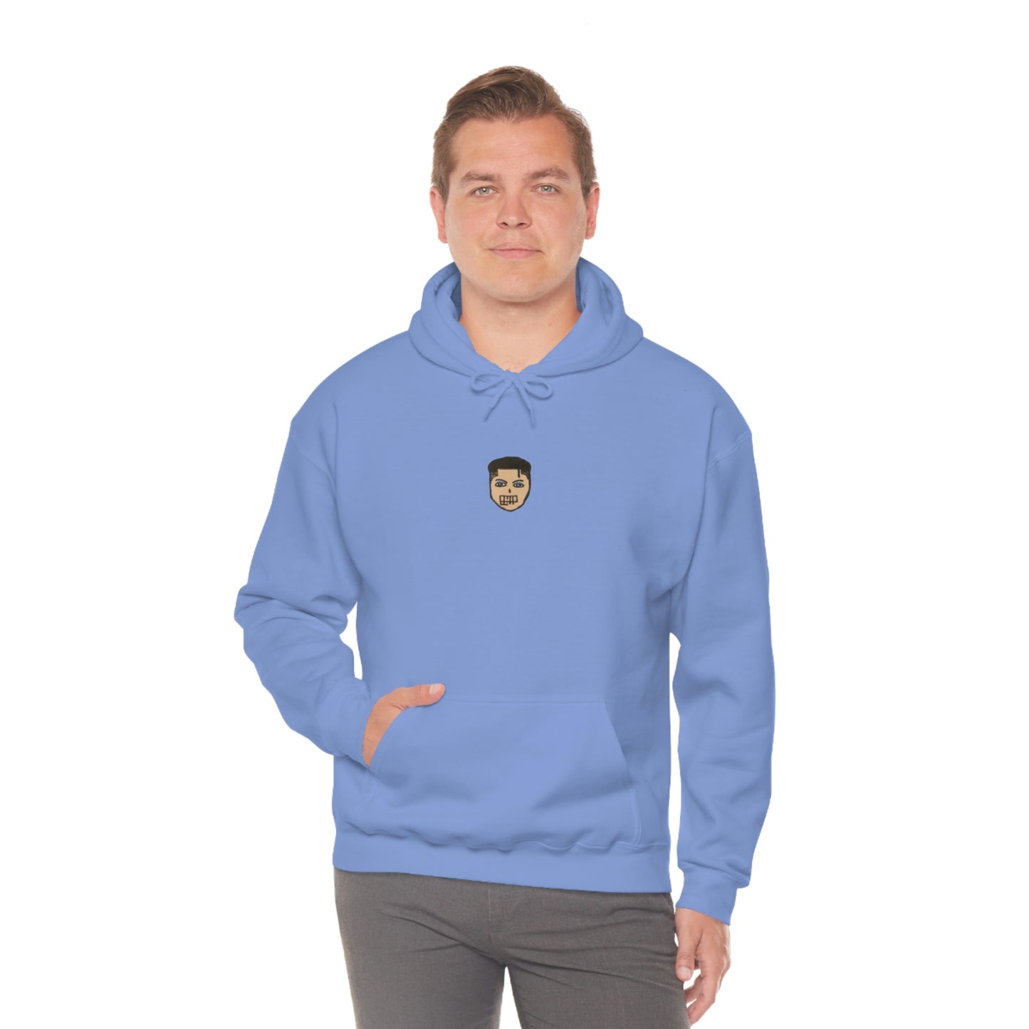COMMaDiTYbrand *LiL FACE" Men's Heavy Blend™ Hooded Sweatshirt