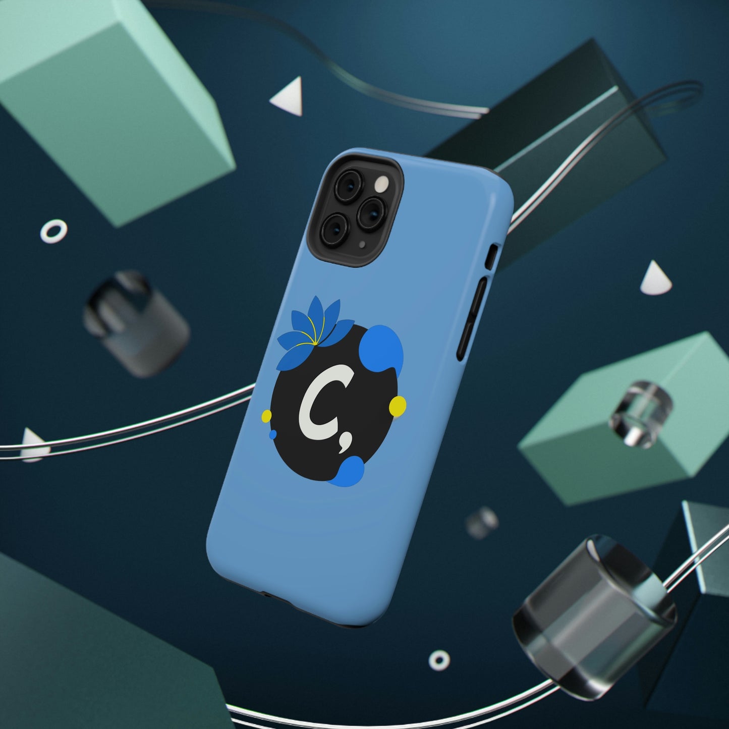 COMMaDiTYbrand SkyBlue *SiGNATuRE" Impact-Resistant Phone Case