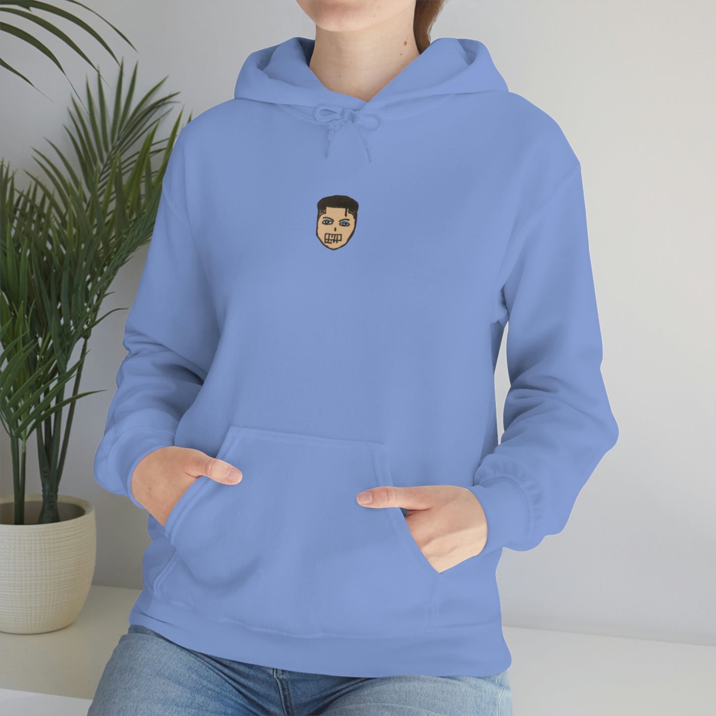 COMMaDiTYbrand *LiL FACE" Men's Heavy Blend™ Hooded Sweatshirt