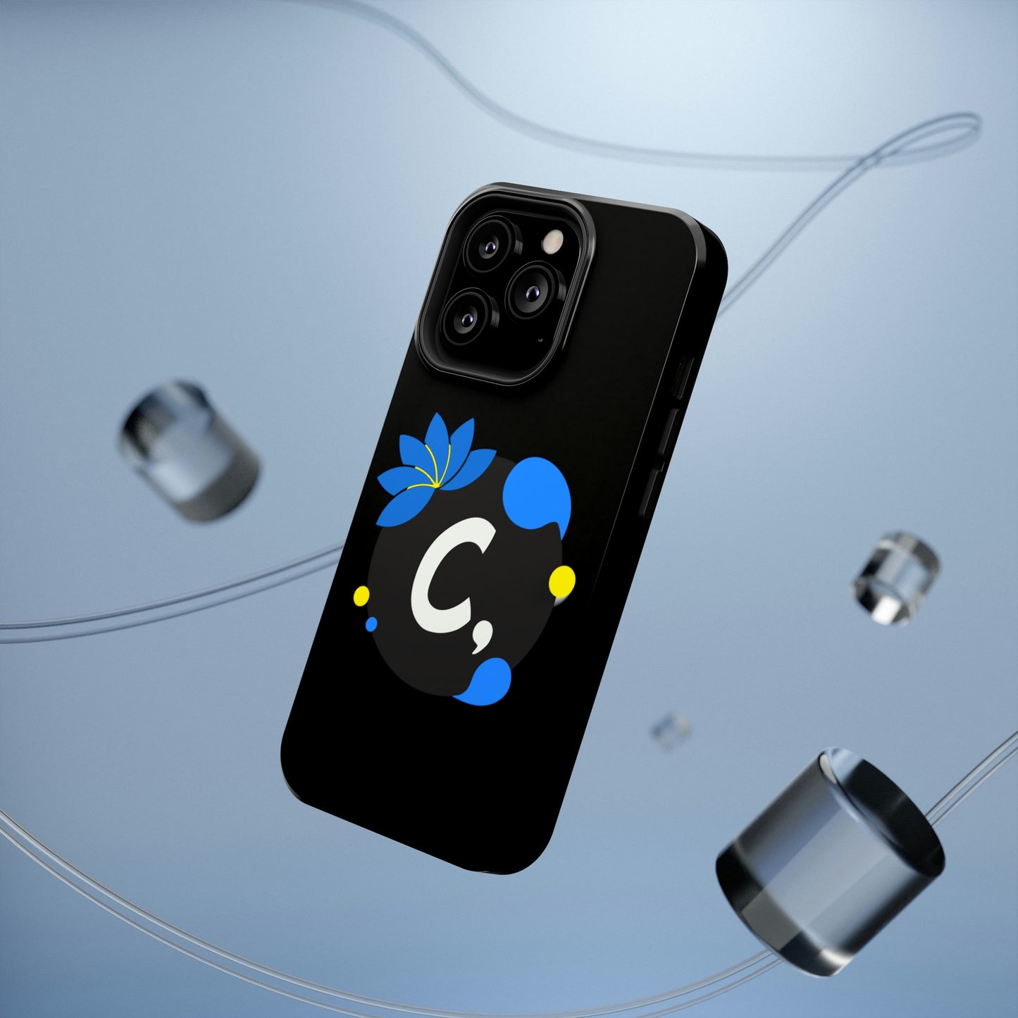COMMaDiTYbrand *SiGNATuRE" All-Black Impact-Resistant Phone Case