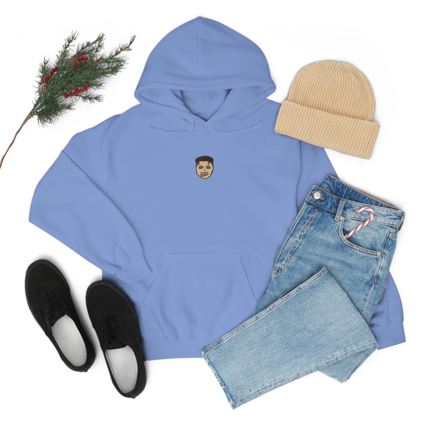 COMMaDiTYbrand *LiL FACE" Men's Heavy Blend™ Hooded Sweatshirt