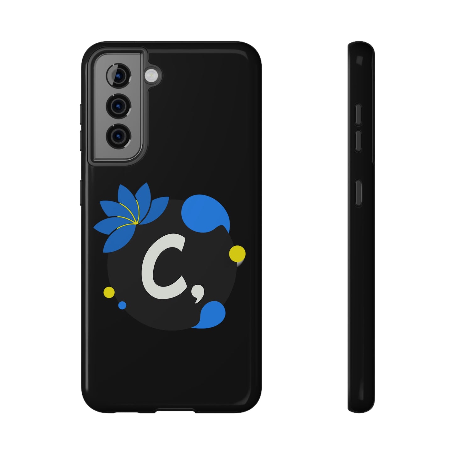 COMMaDiTYbrand *SiGNATuRE" All-Black Impact-Resistant Phone Case