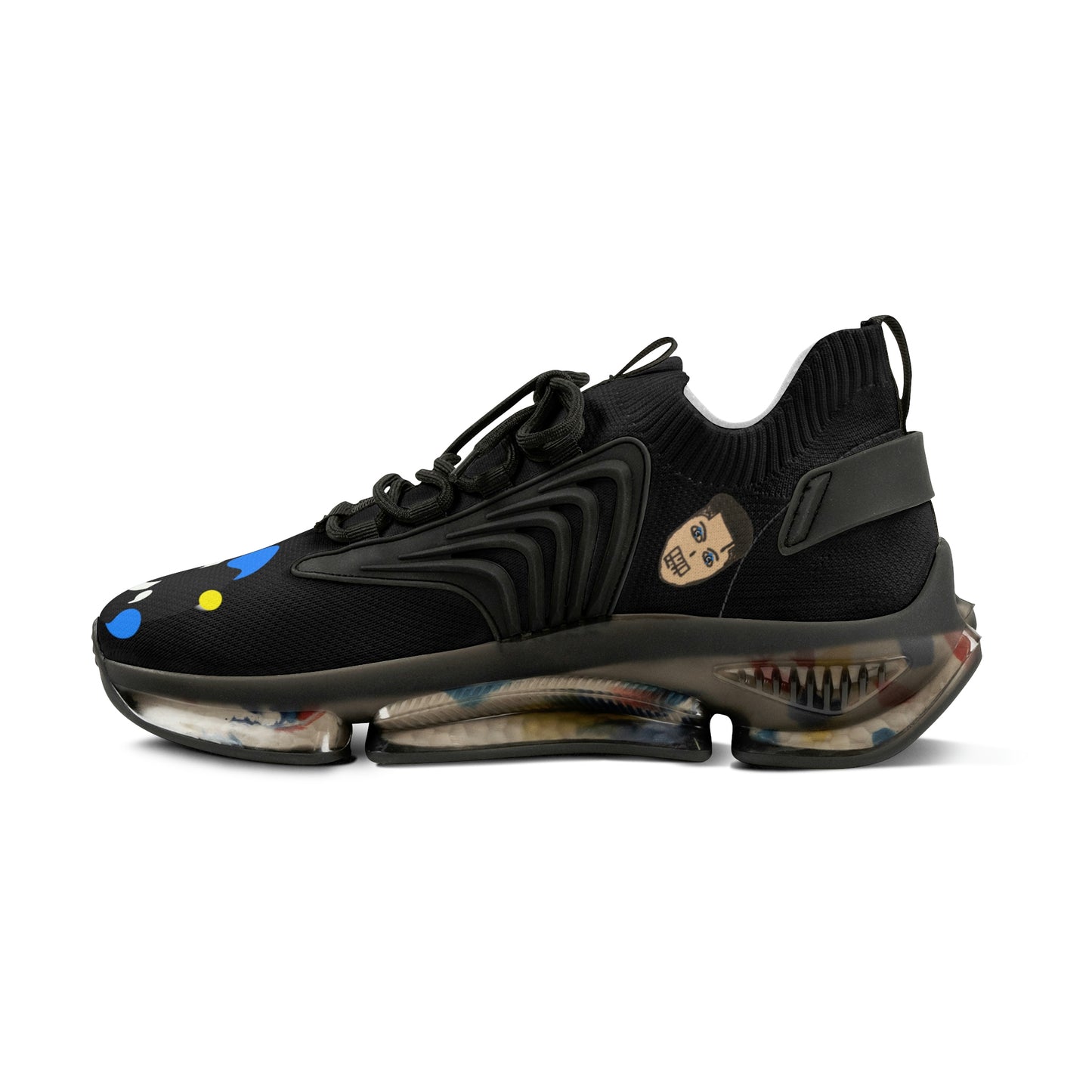 COMMaDiTYbrand *SiGNATURE SHOE" Men's Mesh Sneakers (BlackWhite/WhiteBlack)