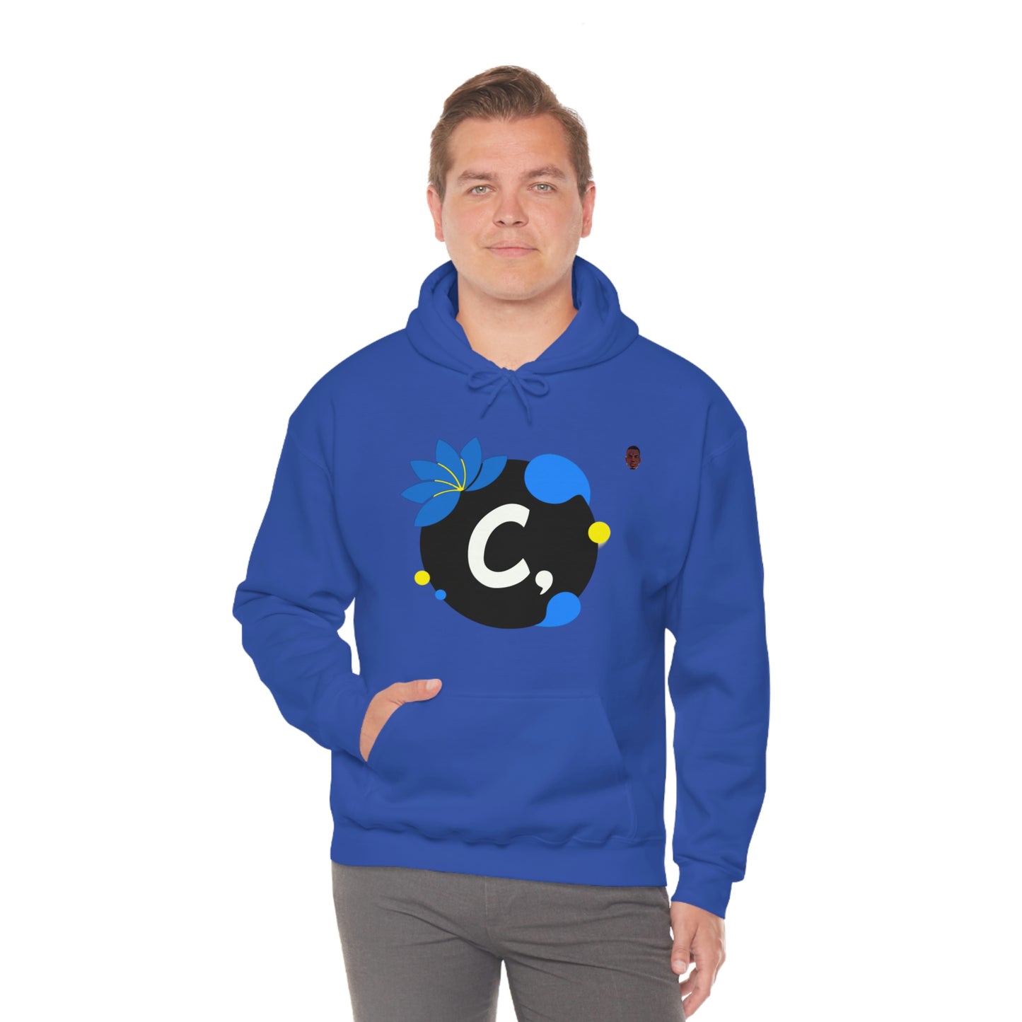 COMMaDiTYbrand *STAMPED" Men's Heavy Blend™ Hooded Sweatshirt