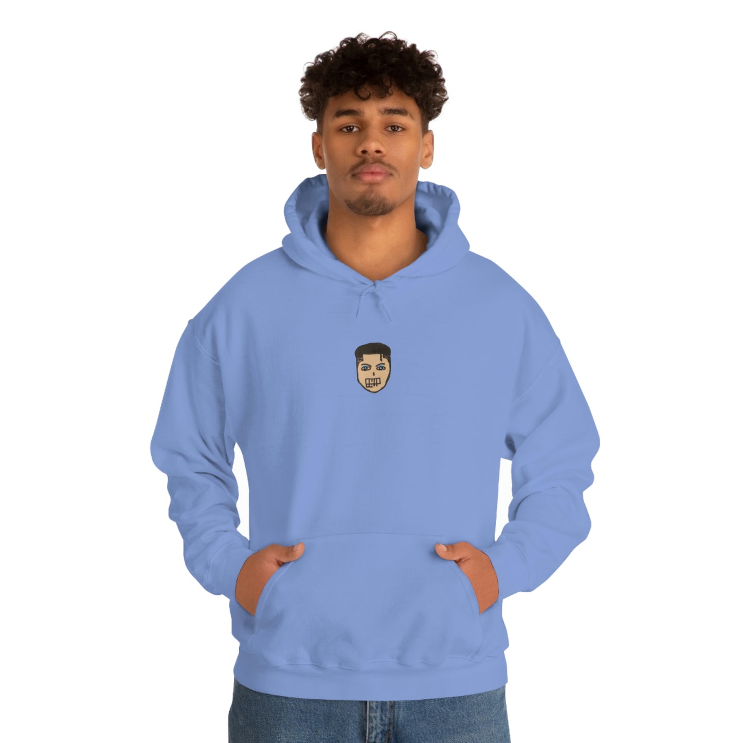 COMMaDiTYbrand *LiL FACE" Men's Heavy Blend™ Hooded Sweatshirt