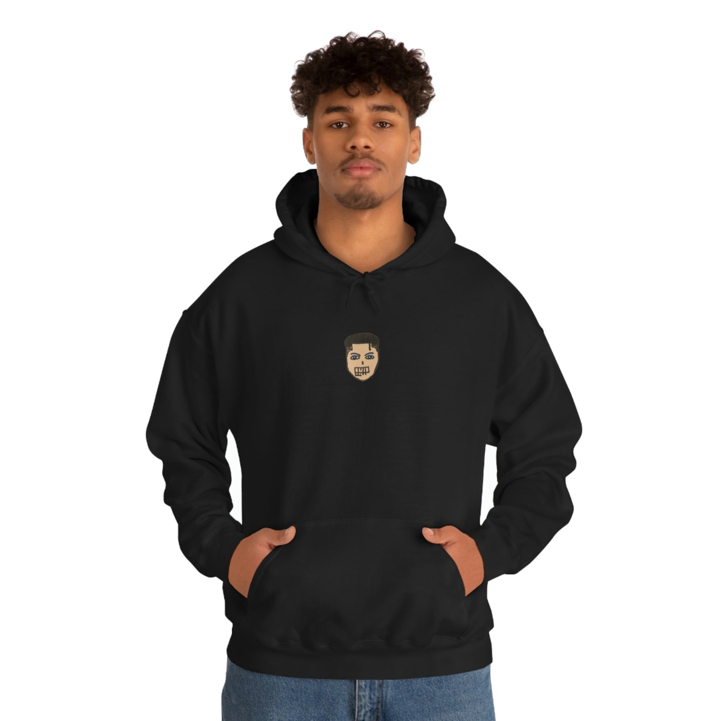 COMMaDiTYbrand *LiL FACE" Men's Heavy Blend™ Hooded Sweatshirt