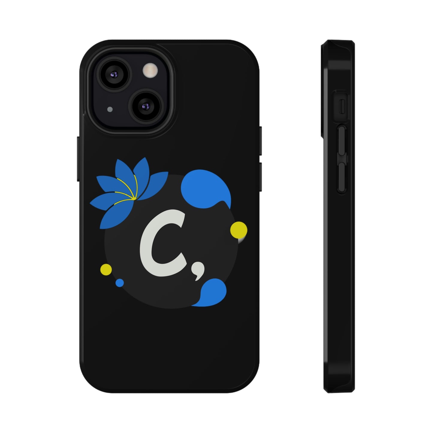 COMMaDiTYbrand *SiGNATuRE" All-Black Impact-Resistant Phone Case