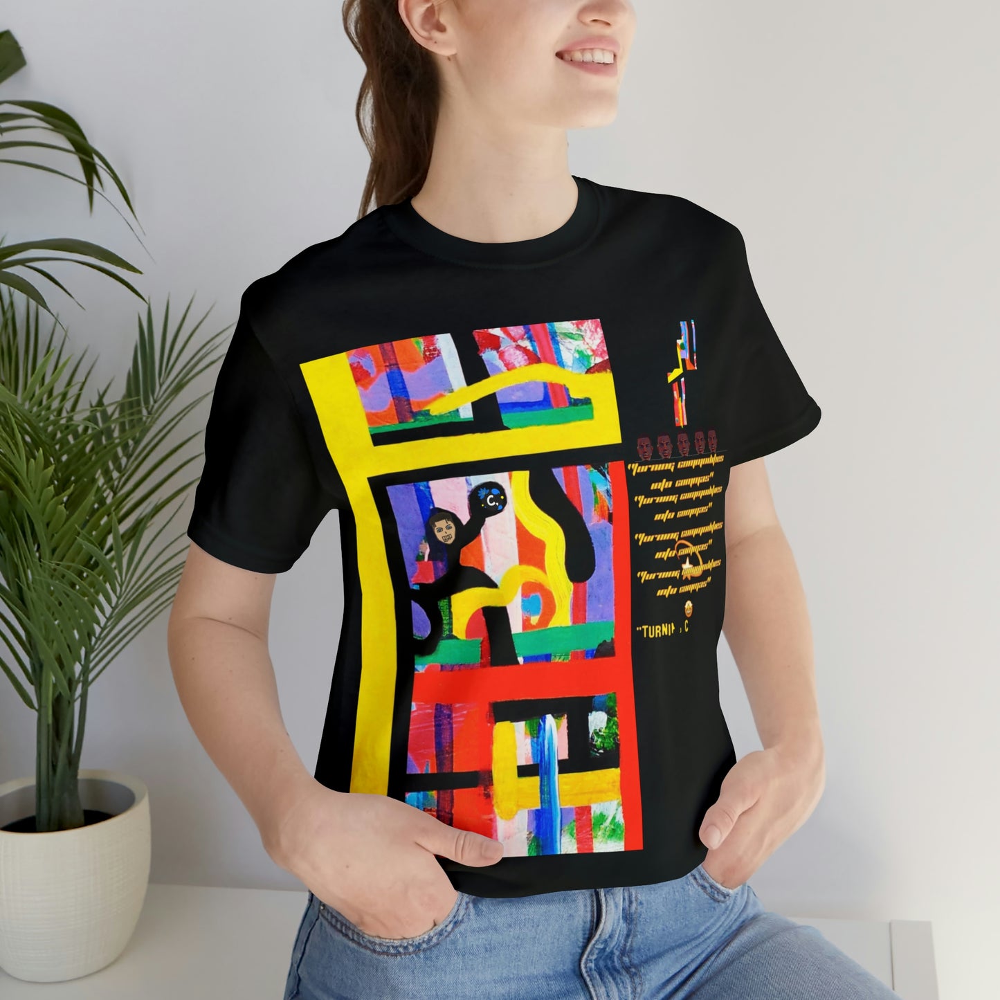 COMMaDiTYbrand *JUMPiN' THRU HooPS" Men's Short Sleeve T-Shirt