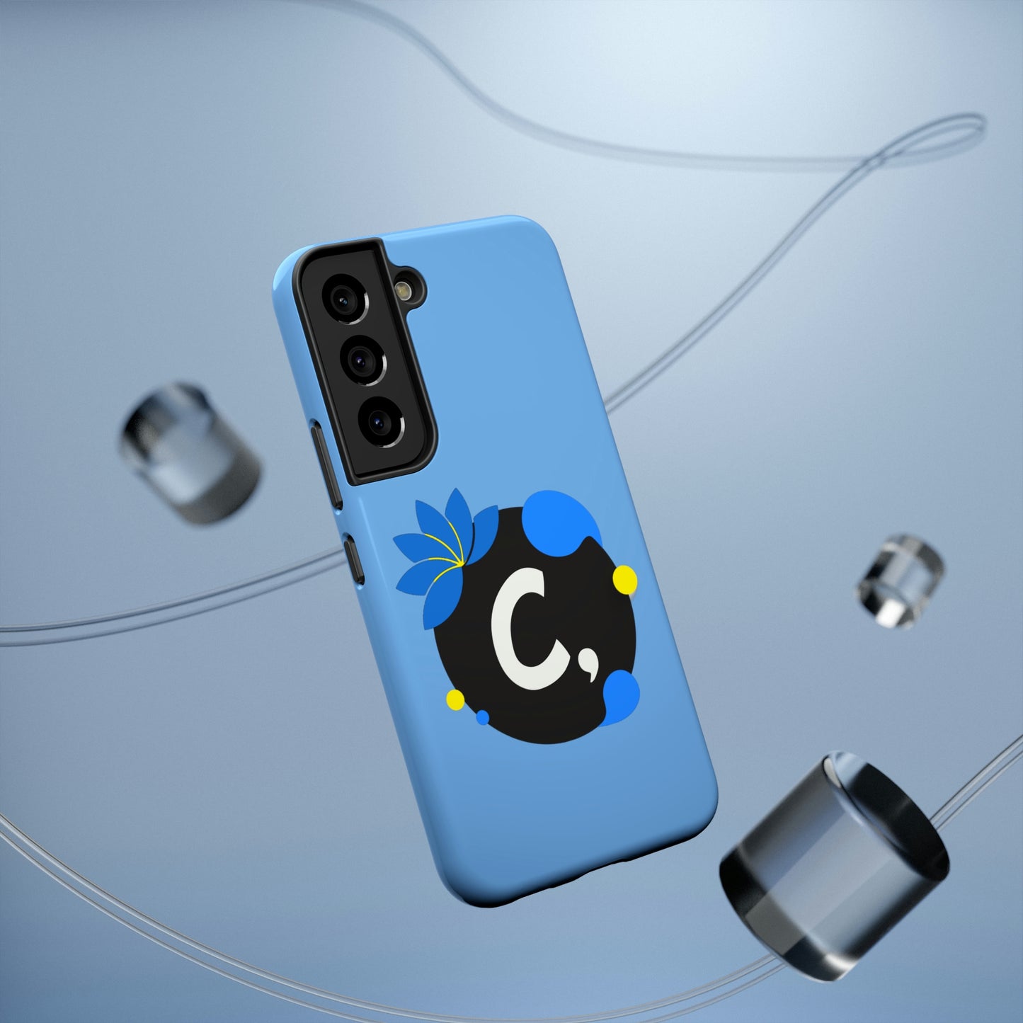COMMaDiTYbrand SkyBlue *SiGNATuRE" Impact-Resistant Phone Case