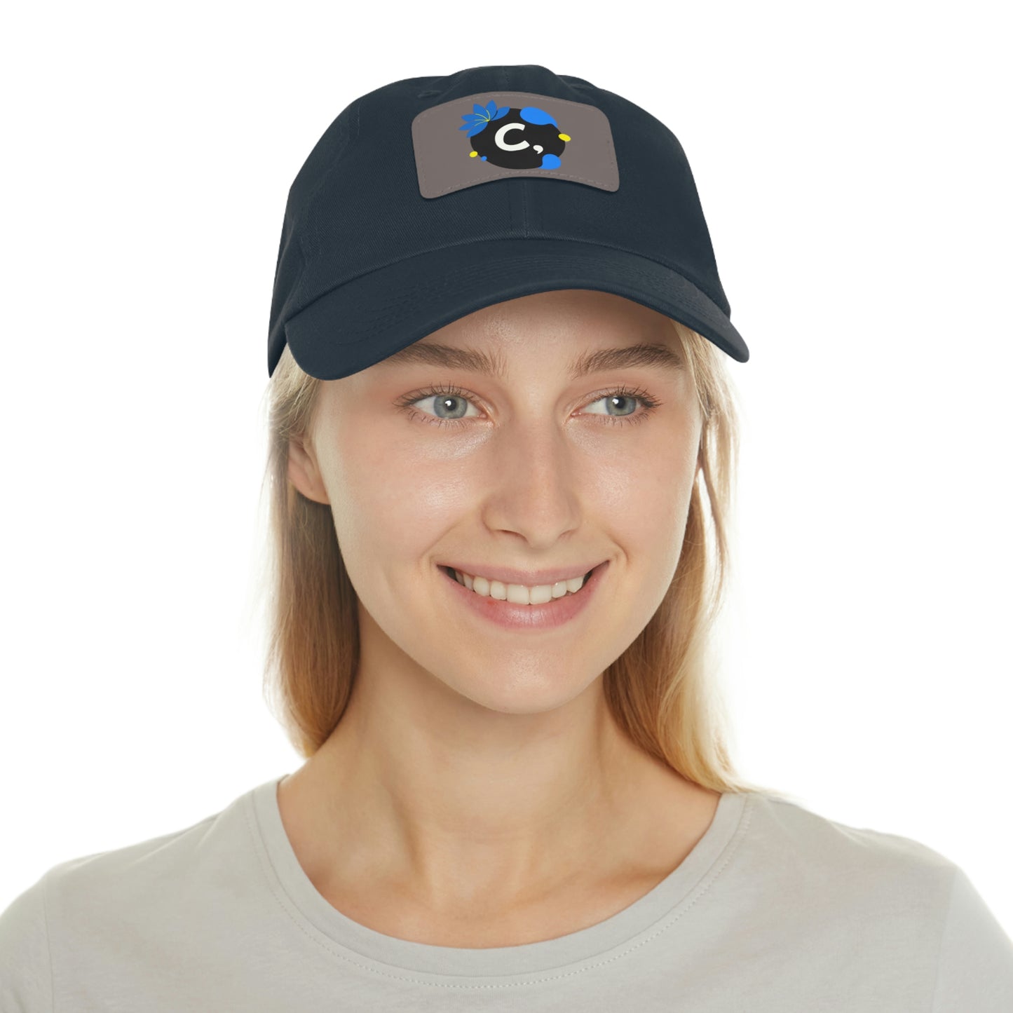 COMMaDiTYbrand *Leather Logo Patch" Dad Hat (available in multiple colors)
