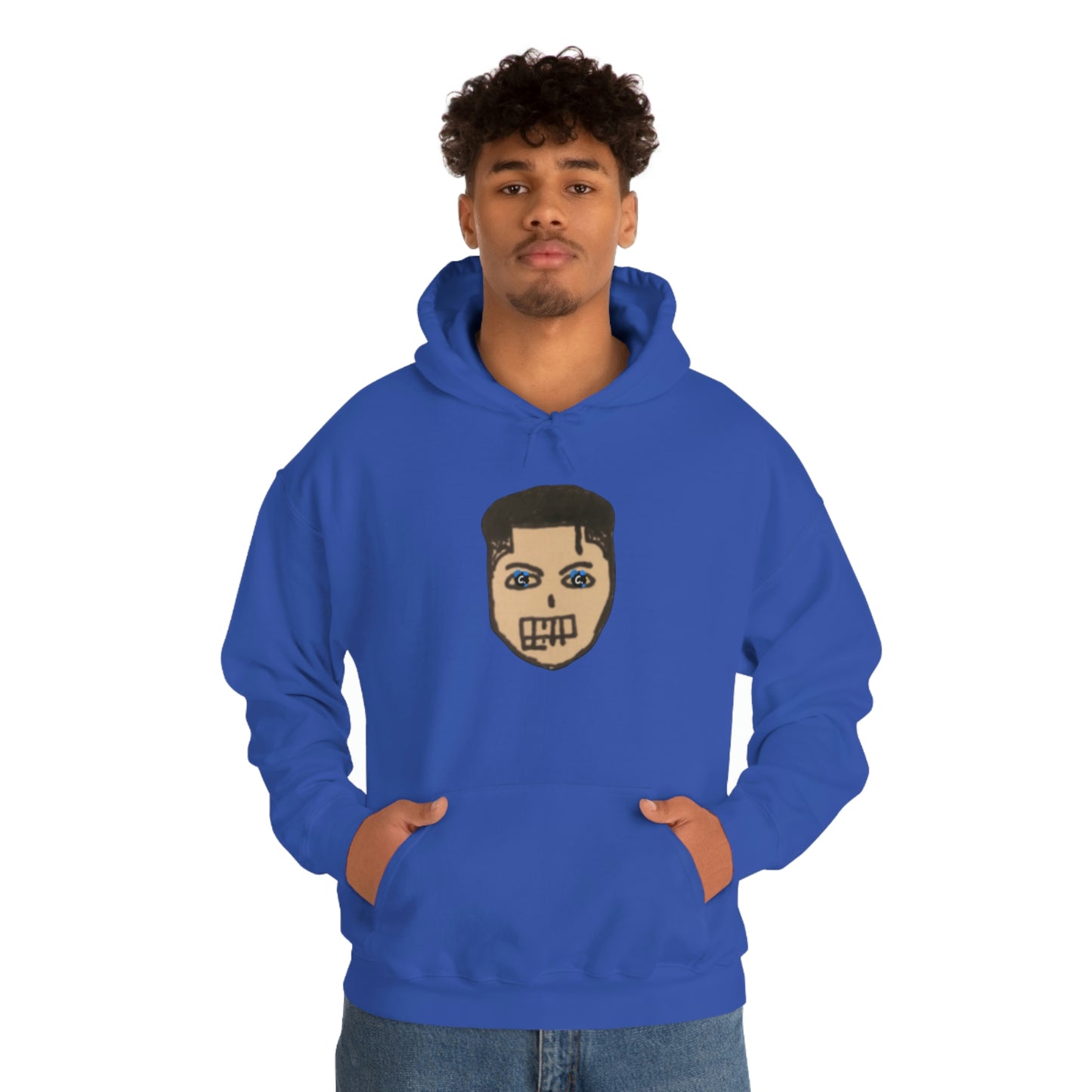 COMMaDiTYbrand Heavy Blend™ *BiGFACE" Men's Hooded Sweatshirt