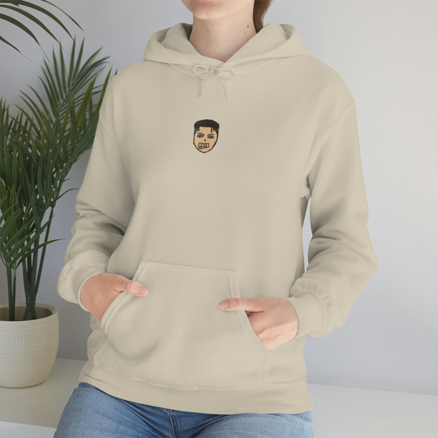 COMMaDiTYbrand *LiL FACE" Men's Heavy Blend™ Hooded Sweatshirt