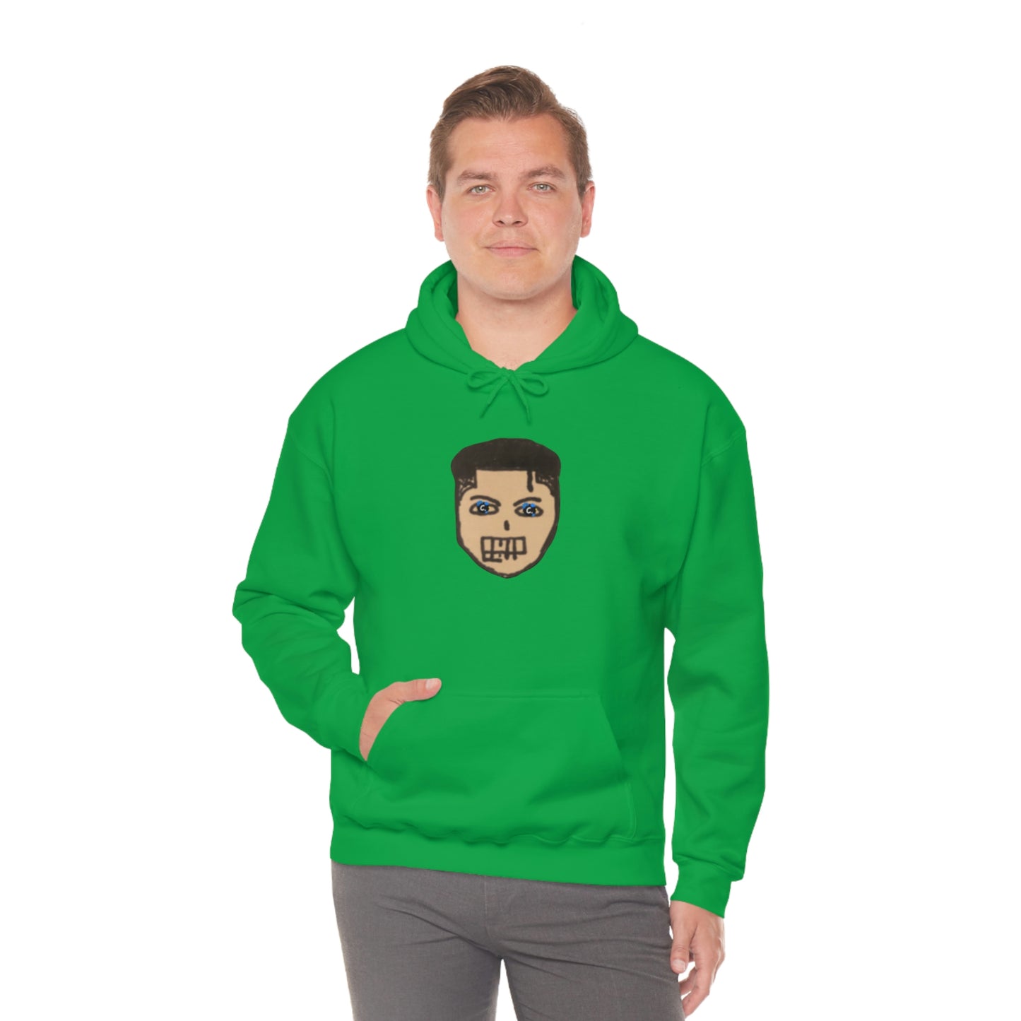 COMMaDiTYbrand Heavy Blend™ *BiGFACE" Men's Hooded Sweatshirt