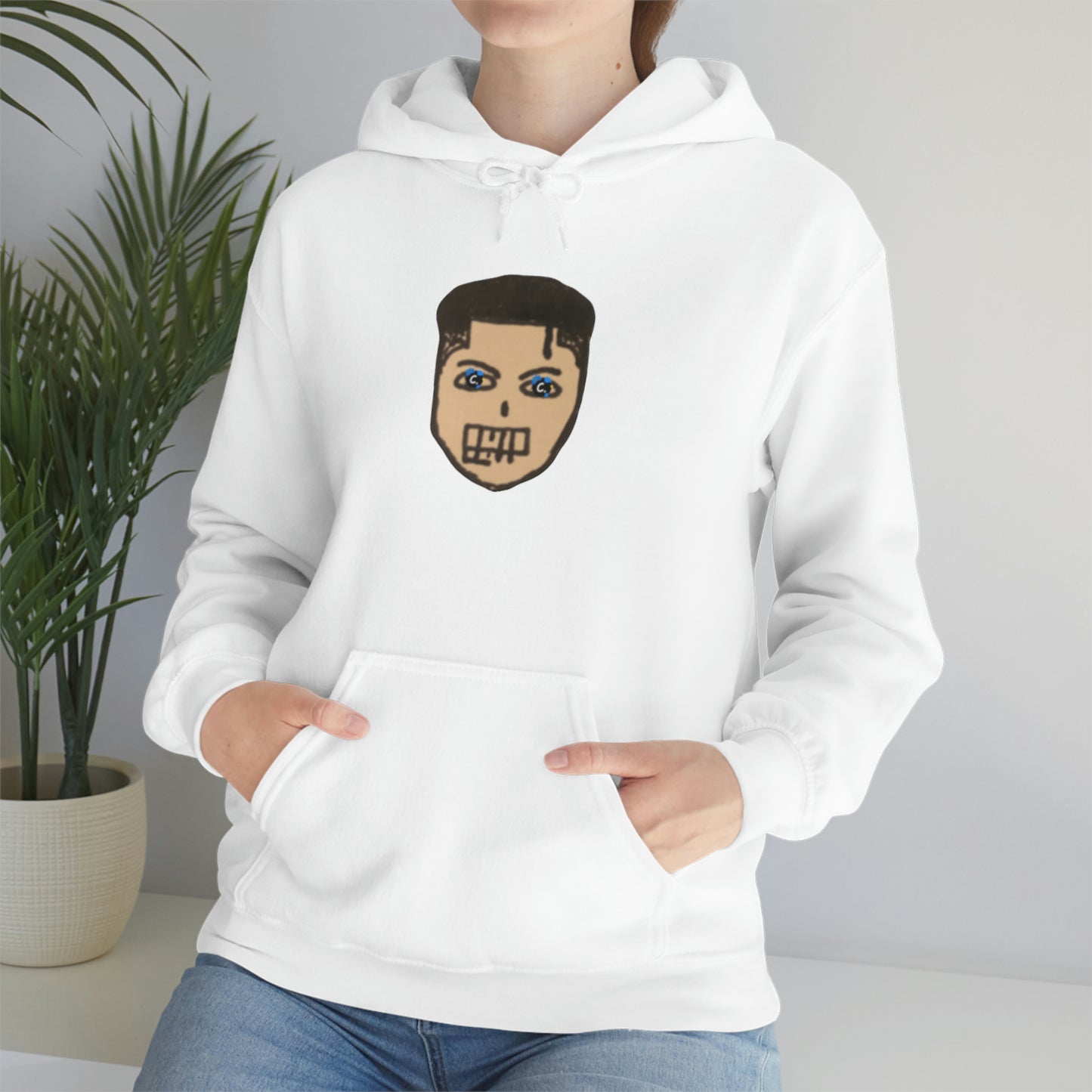 COMMaDiTYbrand Heavy Blend™ *BiGFACE" Men's Hooded Sweatshirt