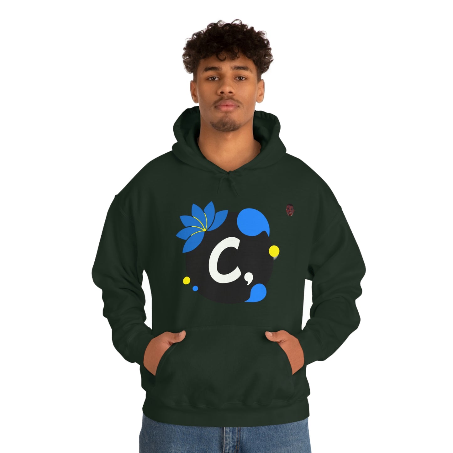 COMMaDiTYbrand *STAMPED" Men's Heavy Blend™ Hooded Sweatshirt