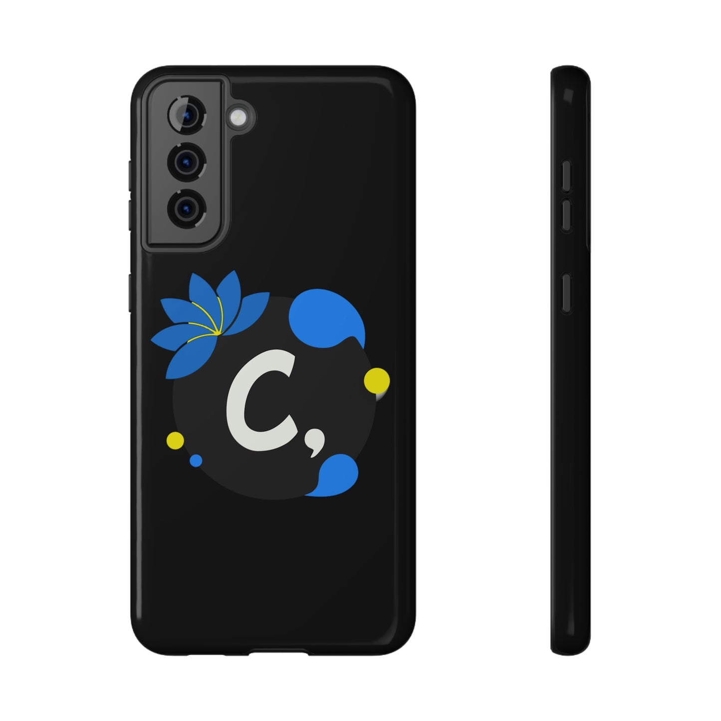 COMMaDiTYbrand *SiGNATuRE" All-Black Impact-Resistant Phone Case
