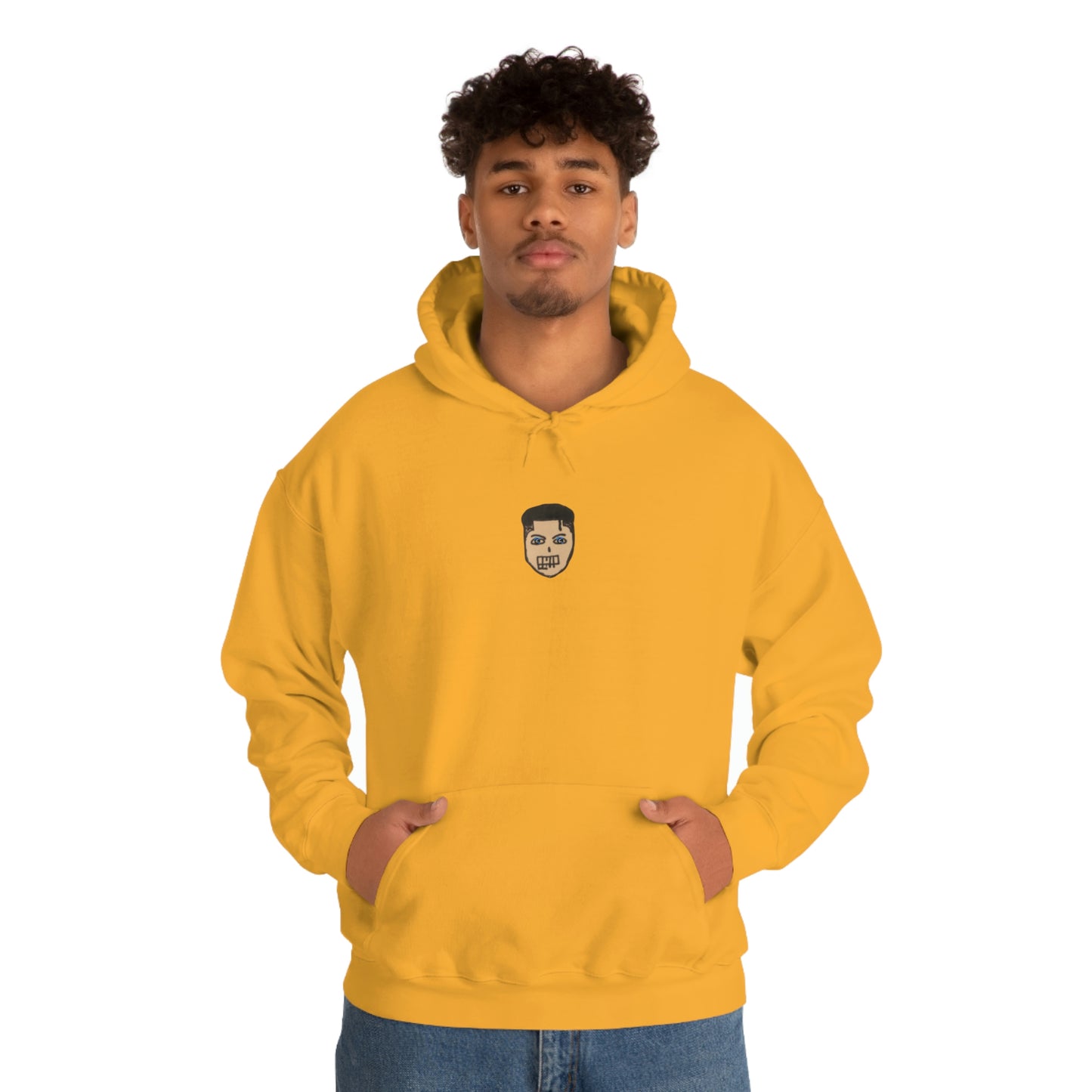 COMMaDiTYbrand *LiL FACE" Men's Heavy Blend™ Hooded Sweatshirt