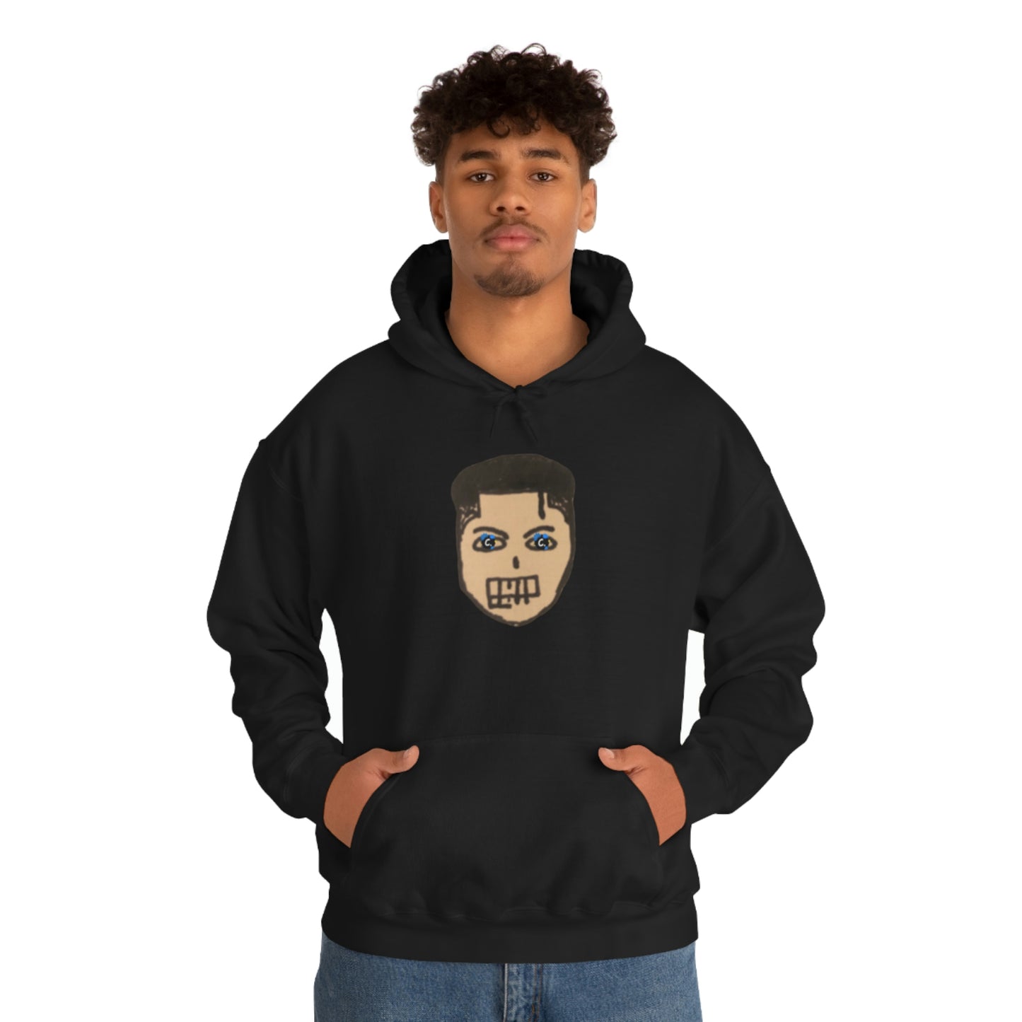 COMMaDiTYbrand Heavy Blend™ *BiGFACE" Men's Hooded Sweatshirt