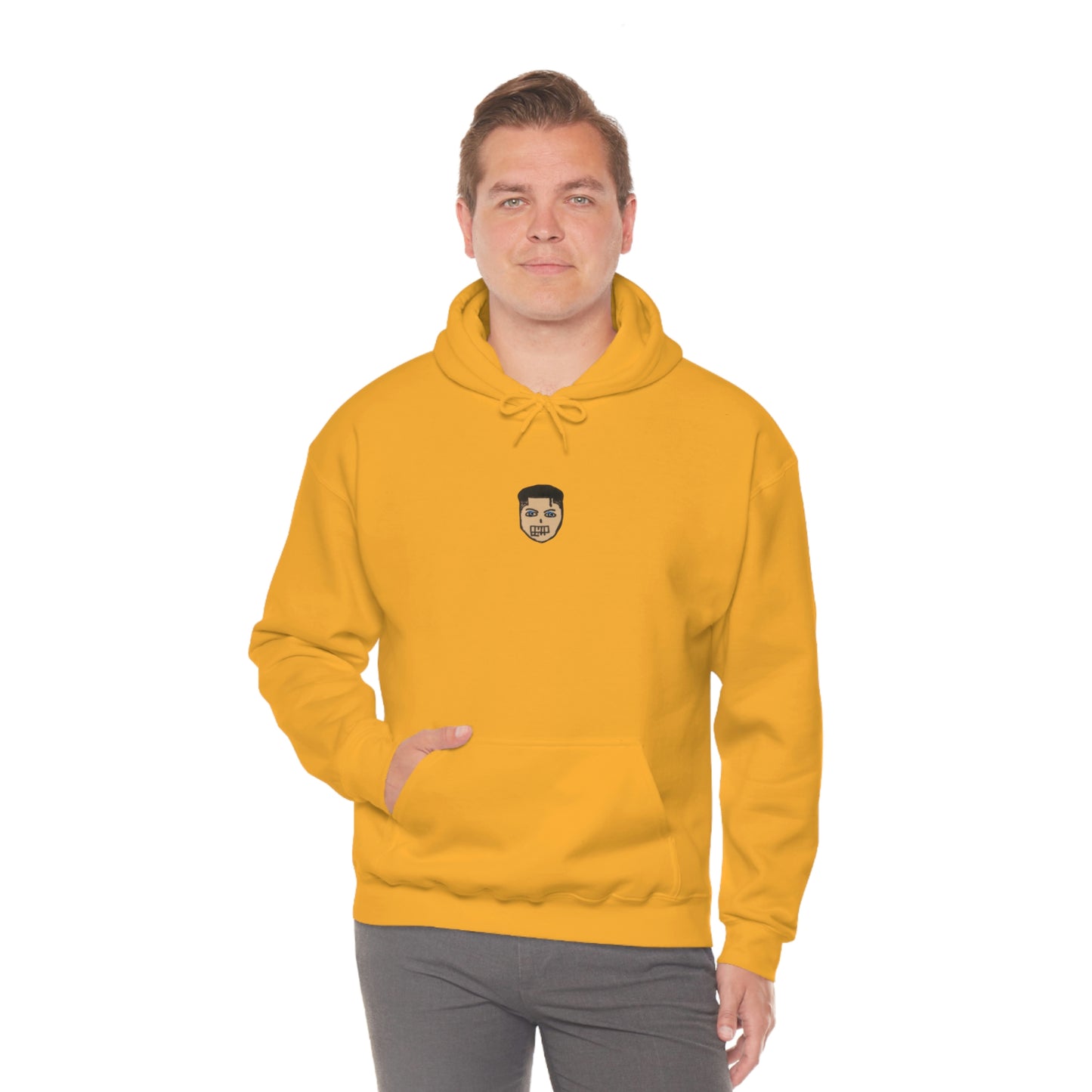 COMMaDiTYbrand *LiL FACE" Men's Heavy Blend™ Hooded Sweatshirt
