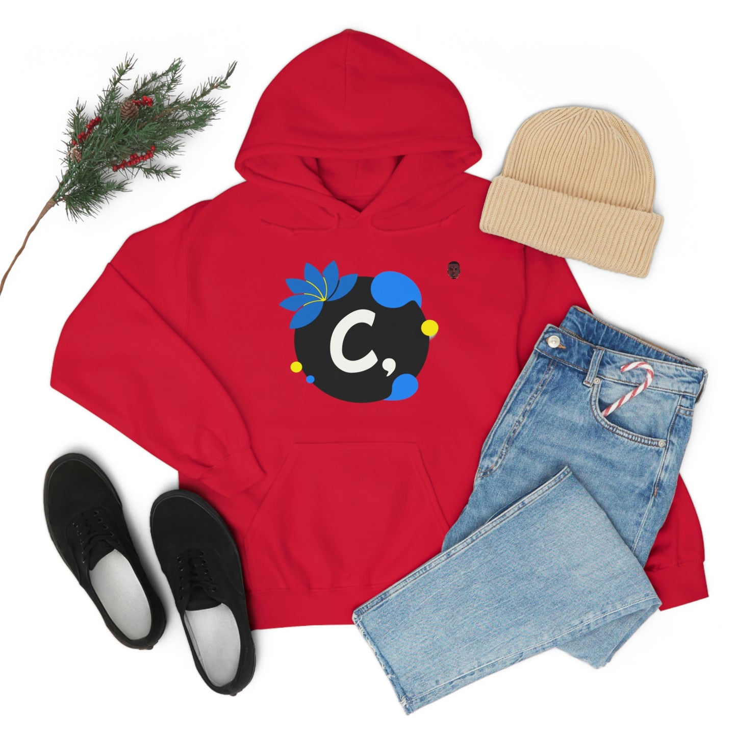 COMMaDiTYbrand *STAMPED" Men's Heavy Blend™ Hooded Sweatshirt