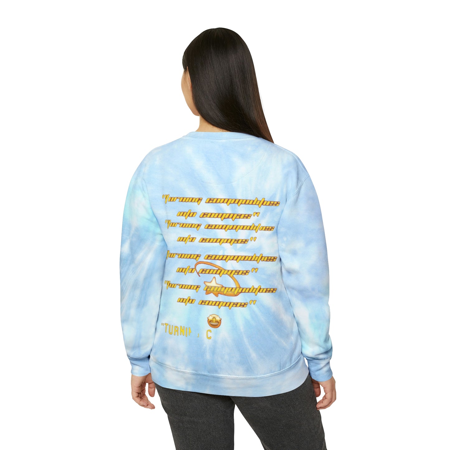 COMMaDiTYbrand *SiGNATURE" Women's Tie-Dye Sweatshirt