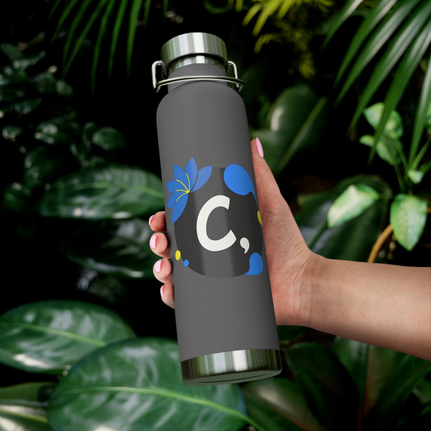 COMMaDiTYbrand *MEDiUM+MULTiCOLOR" Copper Vacuum Insulated Bottle, 22oz