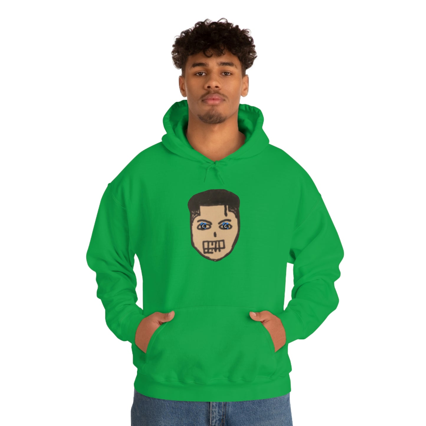 COMMaDiTYbrand Heavy Blend™ *BiGFACE" Men's Hooded Sweatshirt