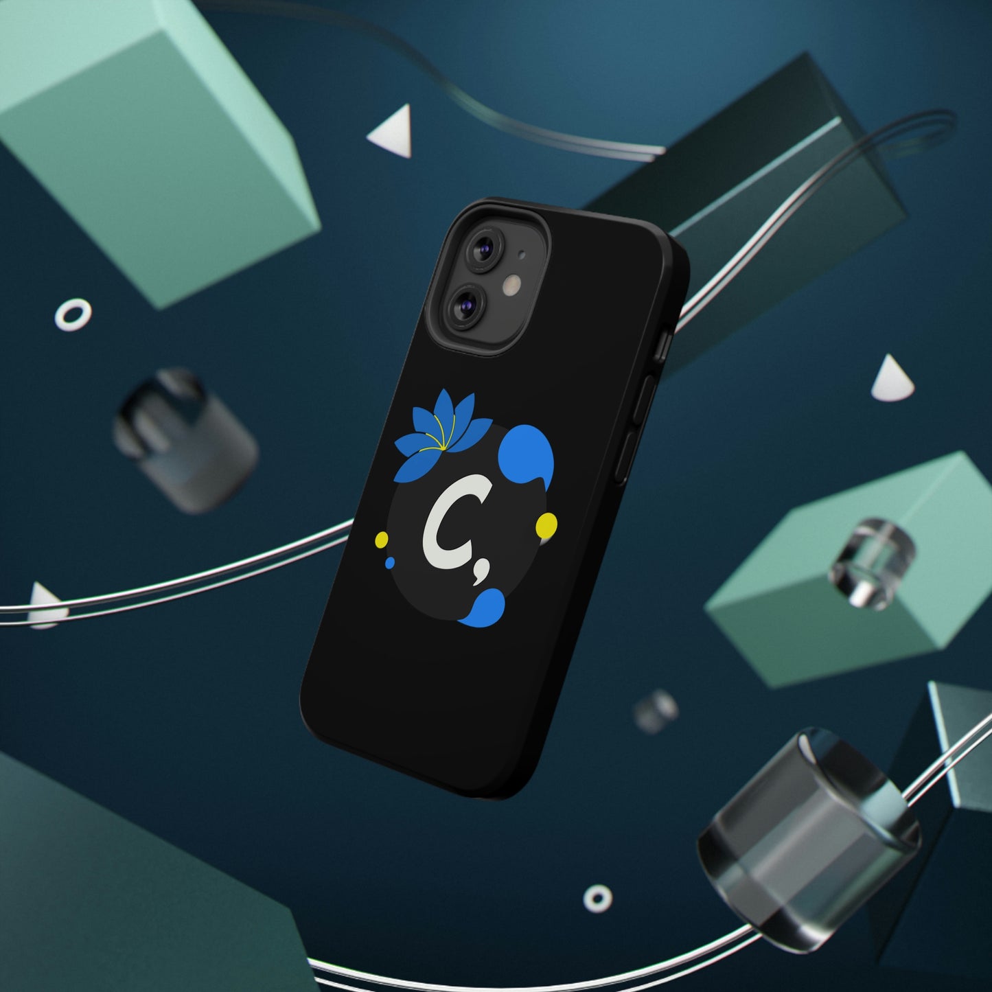 COMMaDiTYbrand *SiGNATuRE" All-Black Impact-Resistant Phone Case