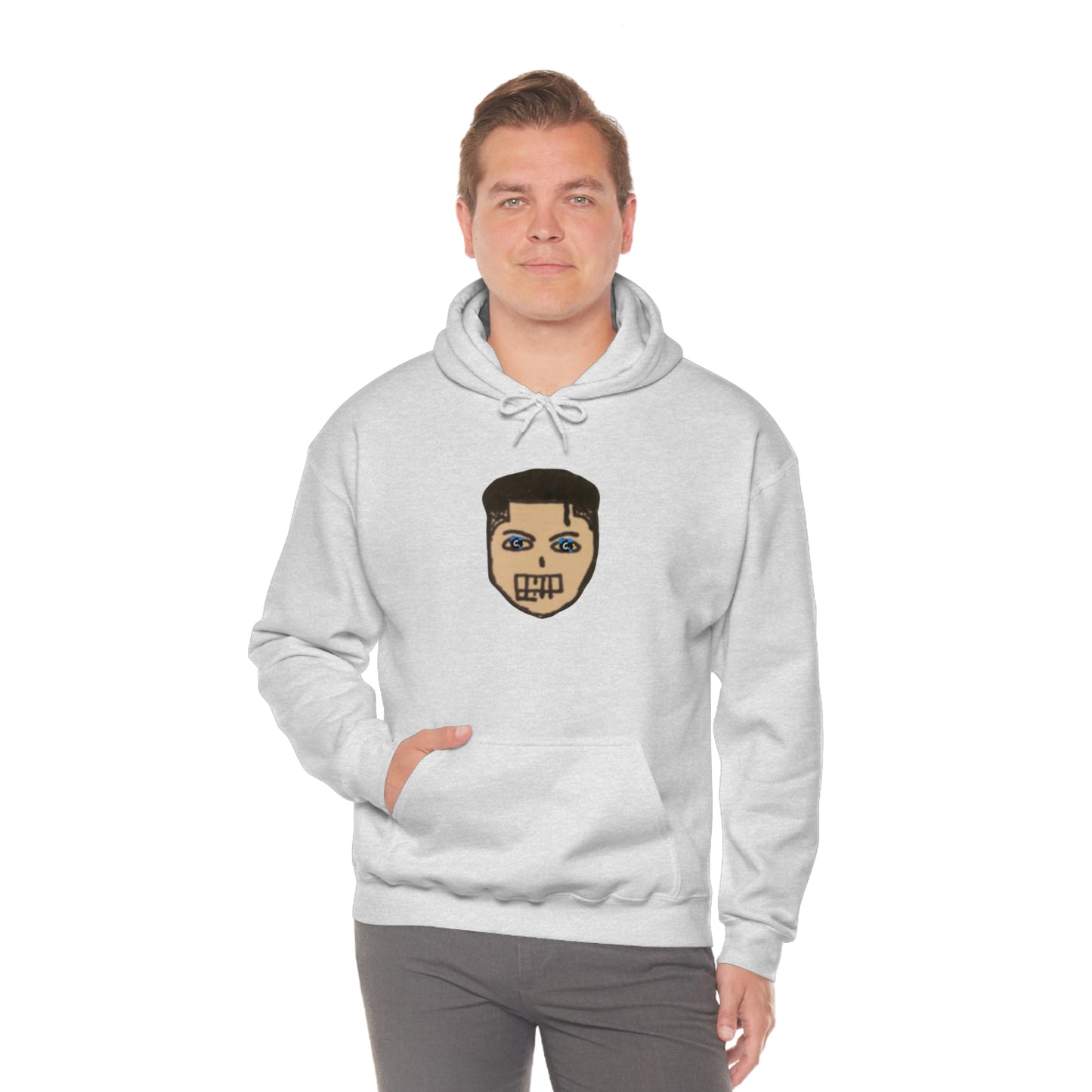 COMMaDiTYbrand Heavy Blend™ *BiGFACE" Men's Hooded Sweatshirt