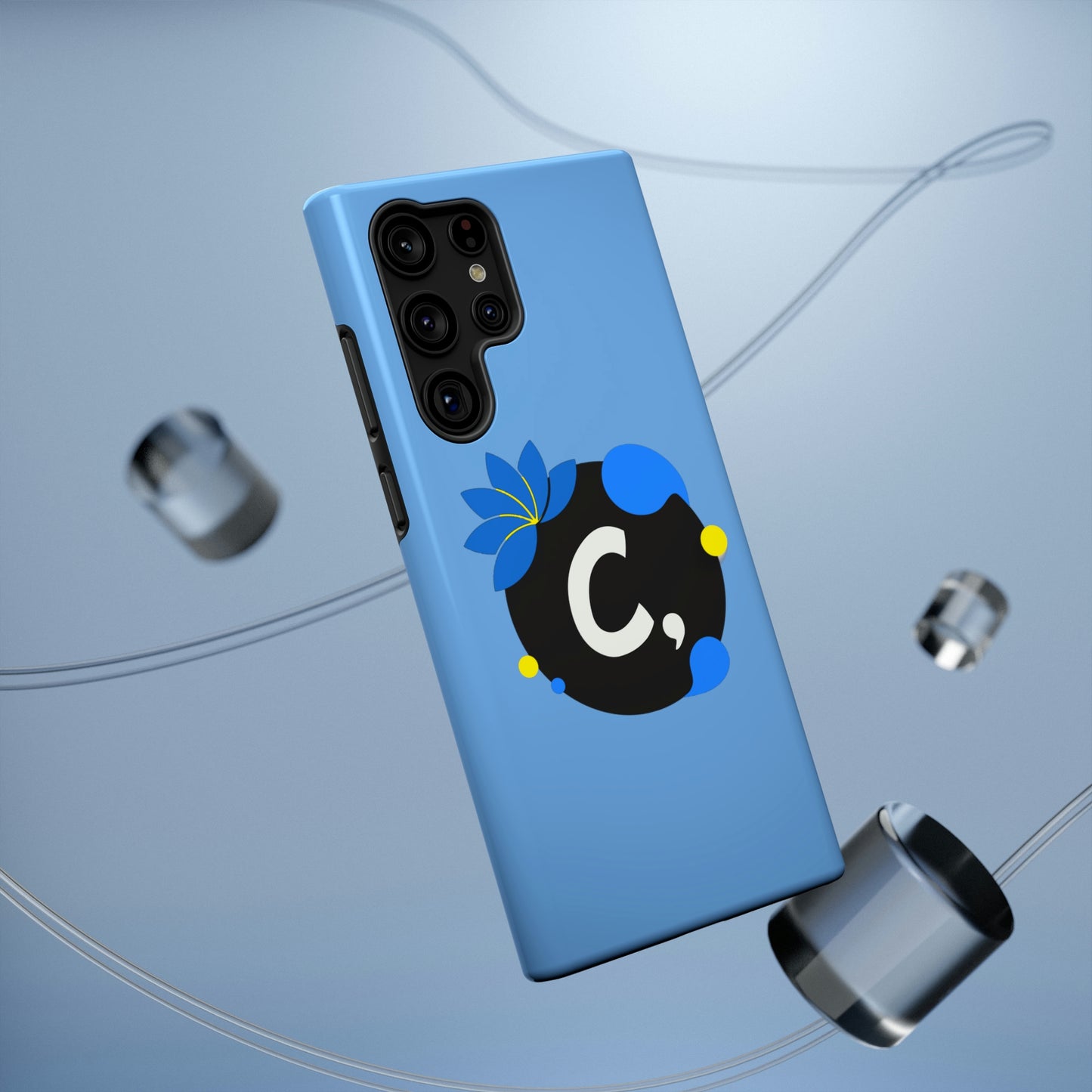 COMMaDiTYbrand SkyBlue *SiGNATuRE" Impact-Resistant Phone Case
