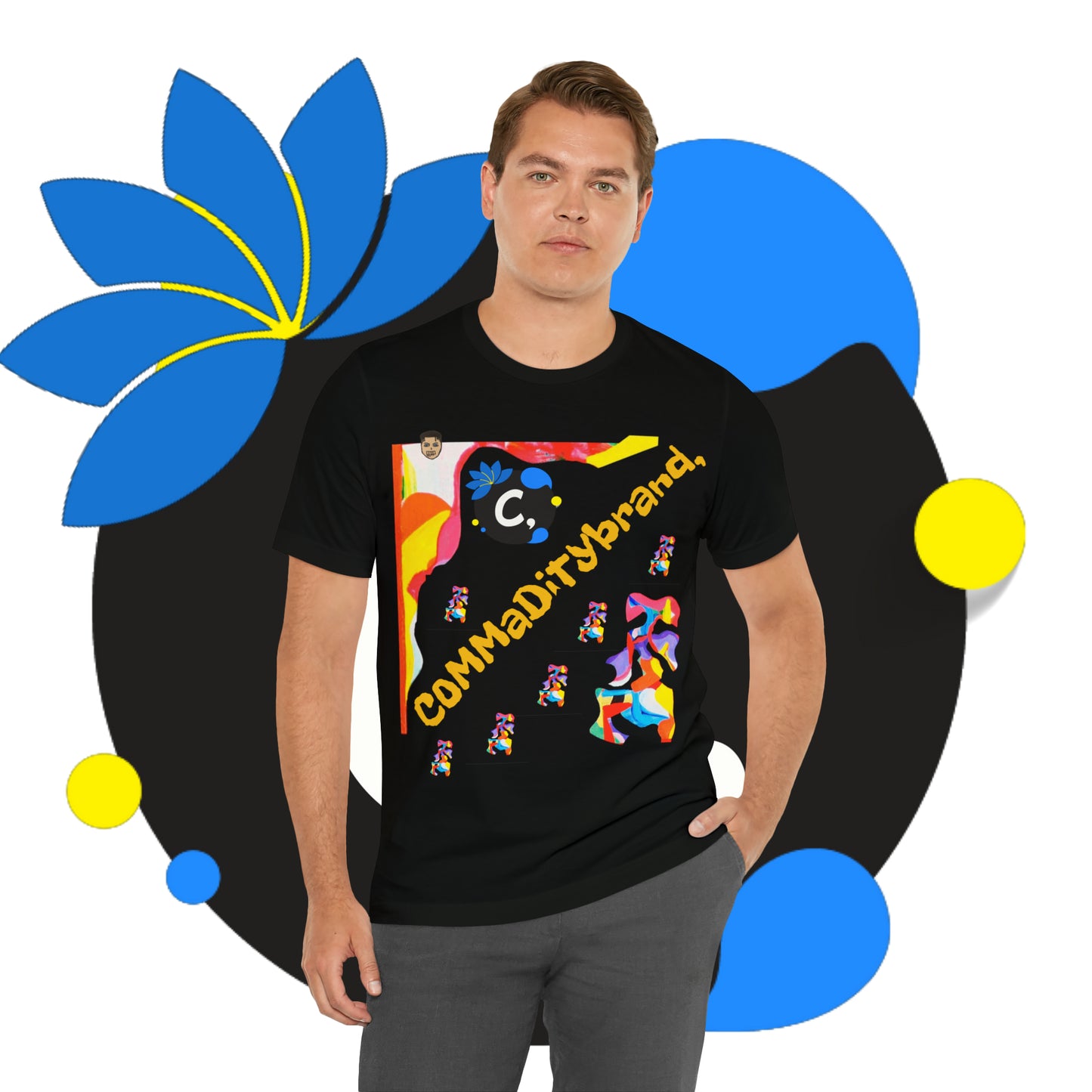 COMMaDiTYbrand *NFTDeSiGN2" Men's Short Sleeve T-Shirt