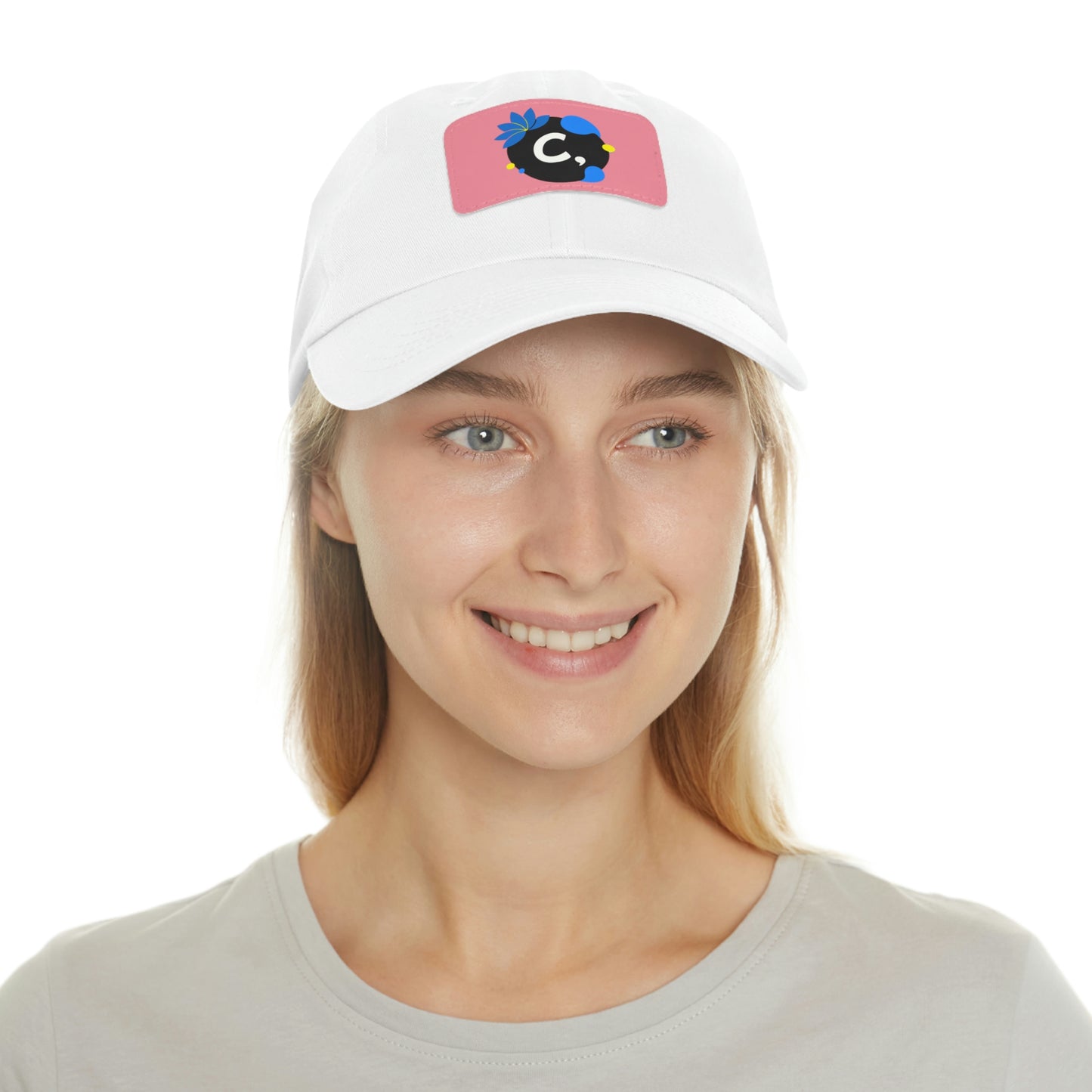 COMMaDiTYbrand *Leather Logo Patch" Dad Hat (available in multiple colors)