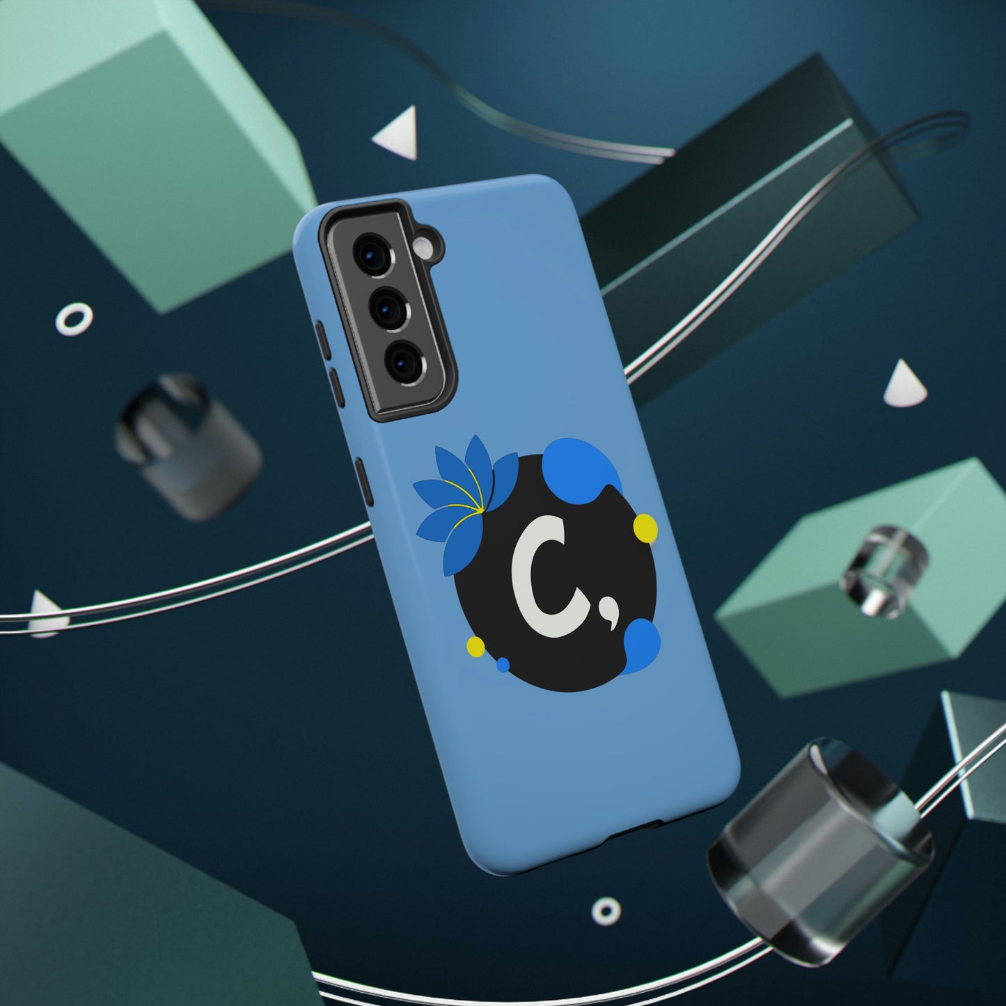 COMMaDiTYbrand SkyBlue *SiGNATuRE" Impact-Resistant Phone Case