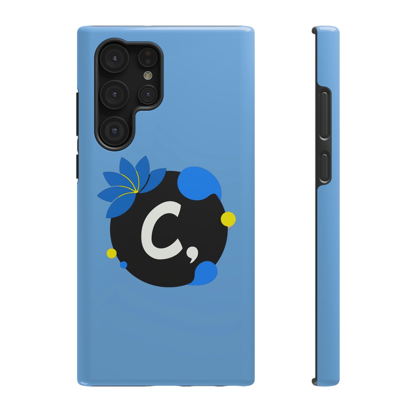 COMMaDiTYbrand SkyBlue *SiGNATuRE" Impact-Resistant Phone Case