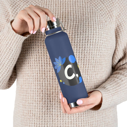 COMMaDiTYbrand *MEDiUM+MULTiCOLOR" Copper Vacuum Insulated Bottle, 22oz