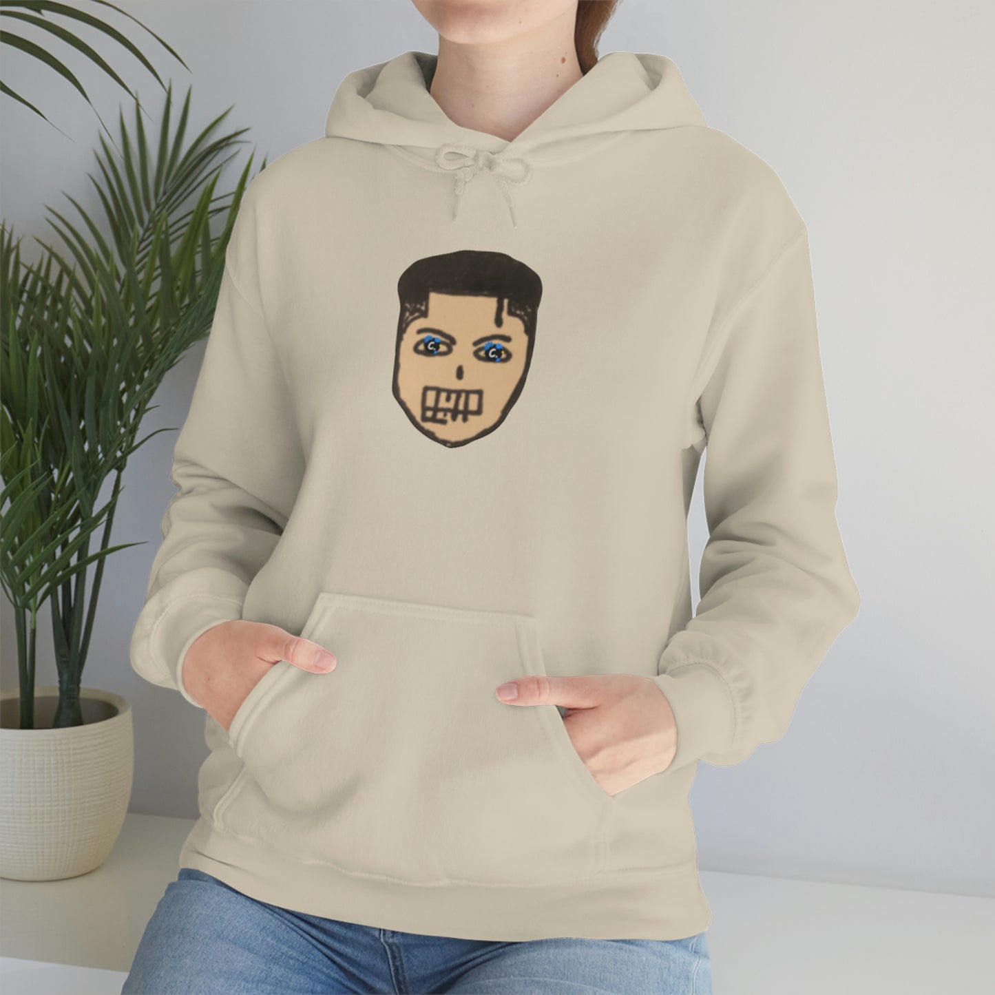COMMaDiTYbrand Heavy Blend™ *BiGFACE" Men's Hooded Sweatshirt