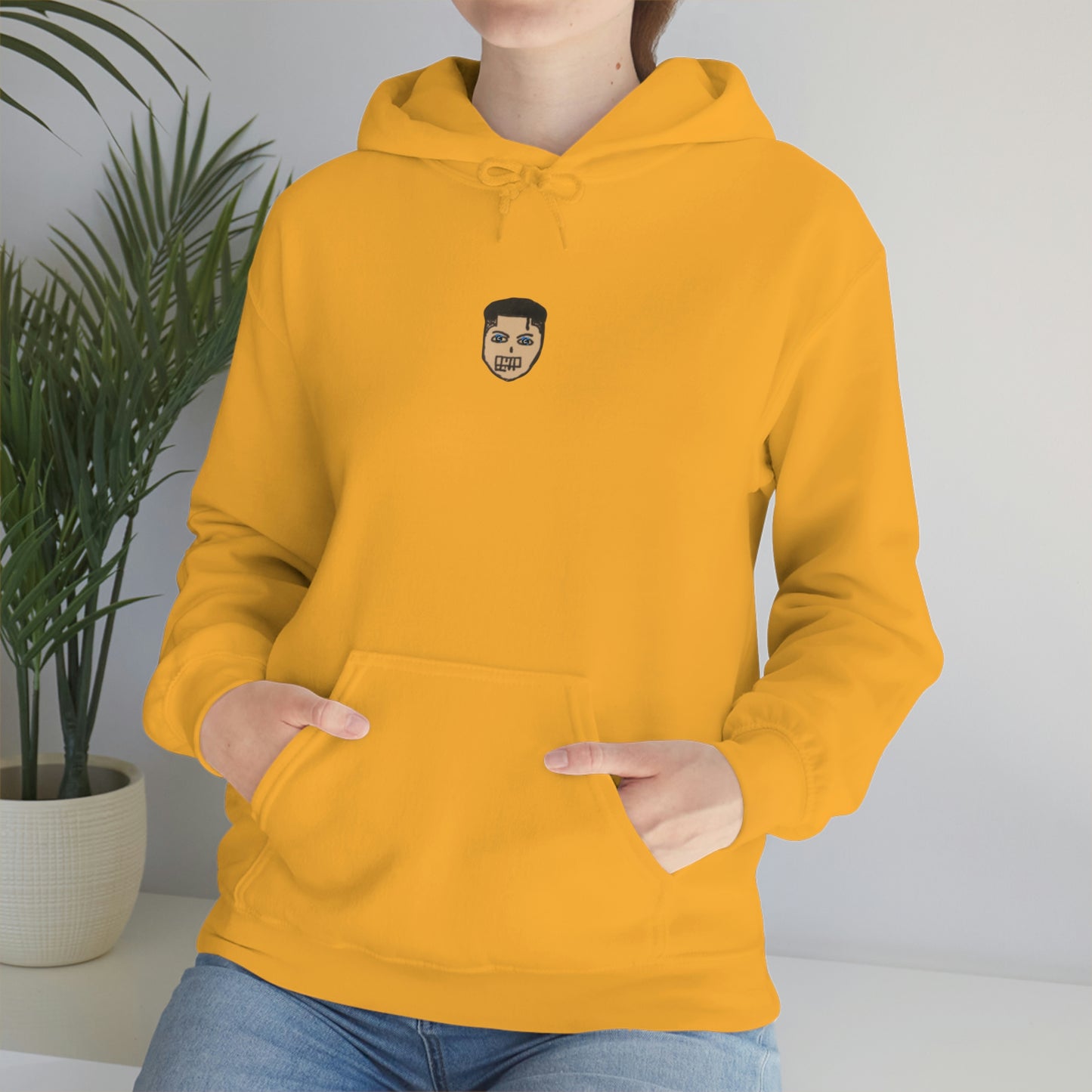 COMMaDiTYbrand *LiL FACE" Men's Heavy Blend™ Hooded Sweatshirt