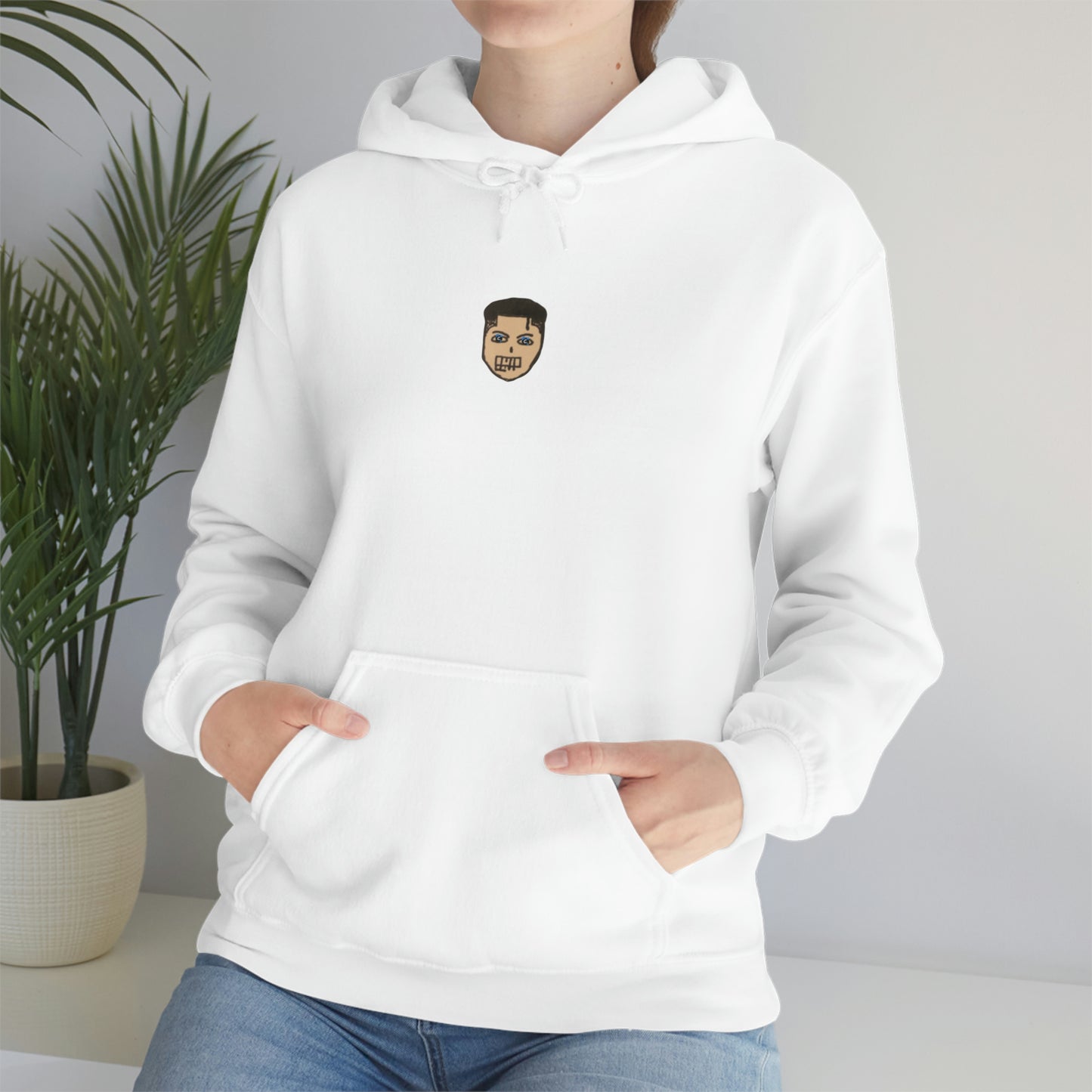 COMMaDiTYbrand *LiL FACE" Men's Heavy Blend™ Hooded Sweatshirt