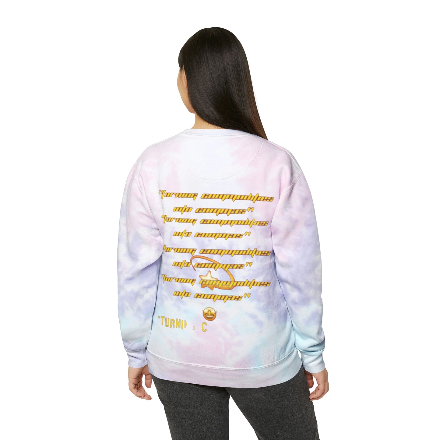 COMMaDiTYbrand *SiGNATURE" Women's Tie-Dye Sweatshirt