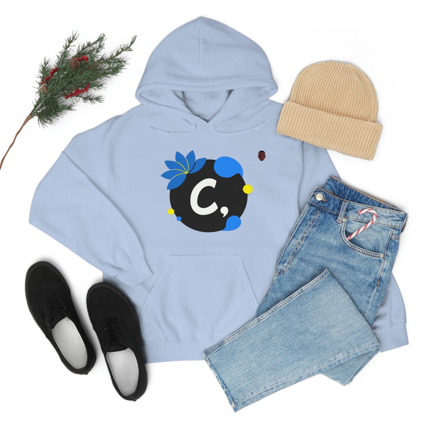 COMMaDiTYbrand *STAMPED" Men's Heavy Blend™ Hooded Sweatshirt