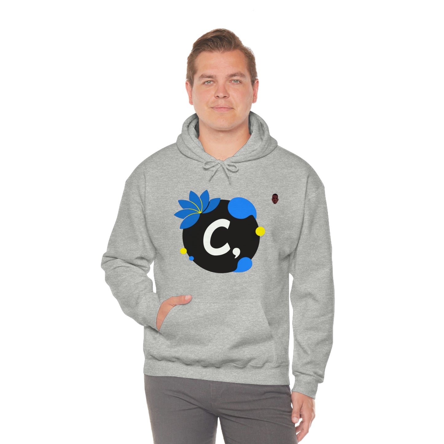 COMMaDiTYbrand *STAMPED" Men's Heavy Blend™ Hooded Sweatshirt